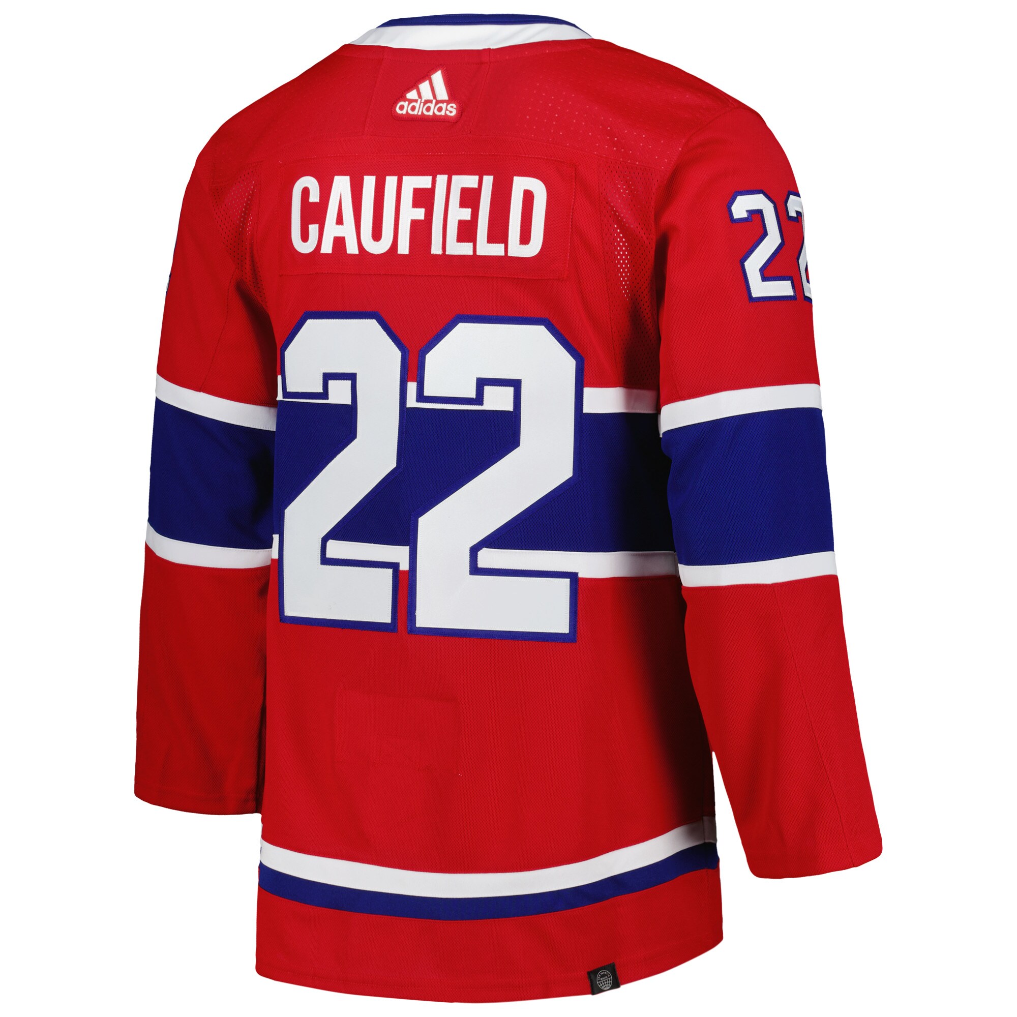 Cole Caufield Montreal Canadiens adidas Home Primegreen Authentic Pro Player Jersey - Red - vstockx