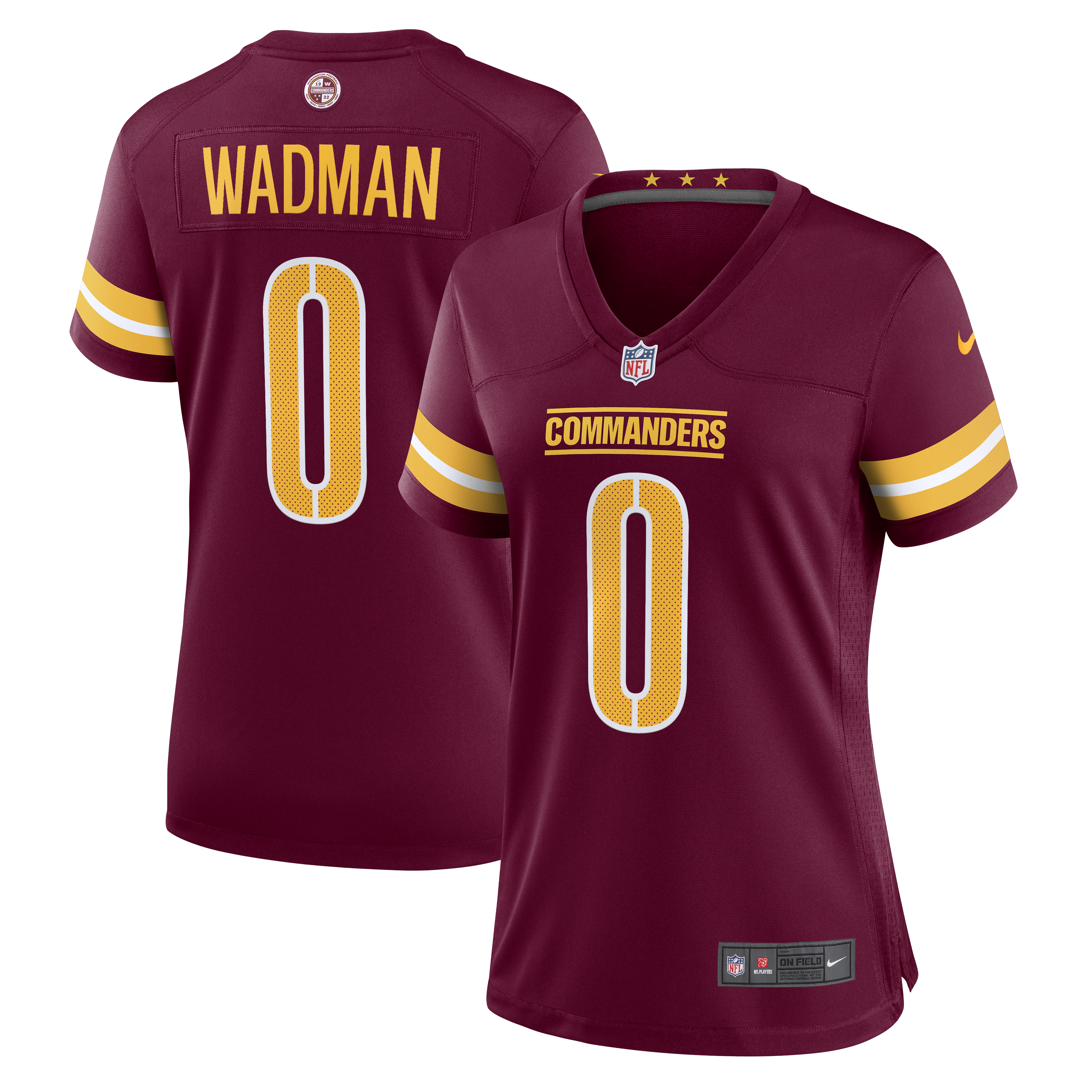 Colby Wadman Washington Commanders Nike Women's Game Jersey - Burgundy - vstockx