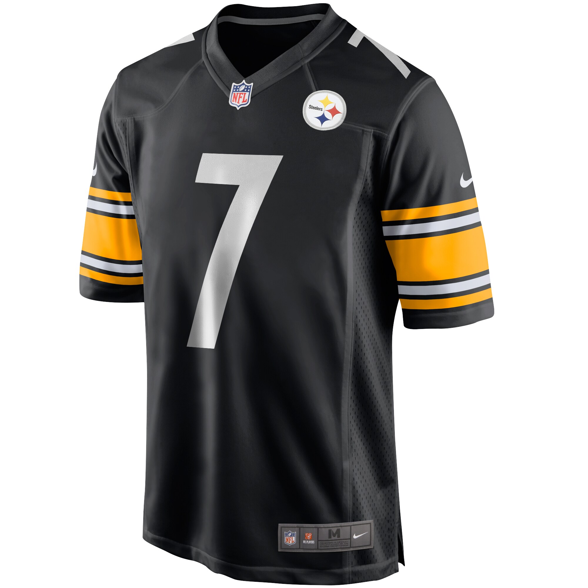 Ben Roethlisberger Pittsburgh Steelers Nike Team Game Jersey - Black - vstockx