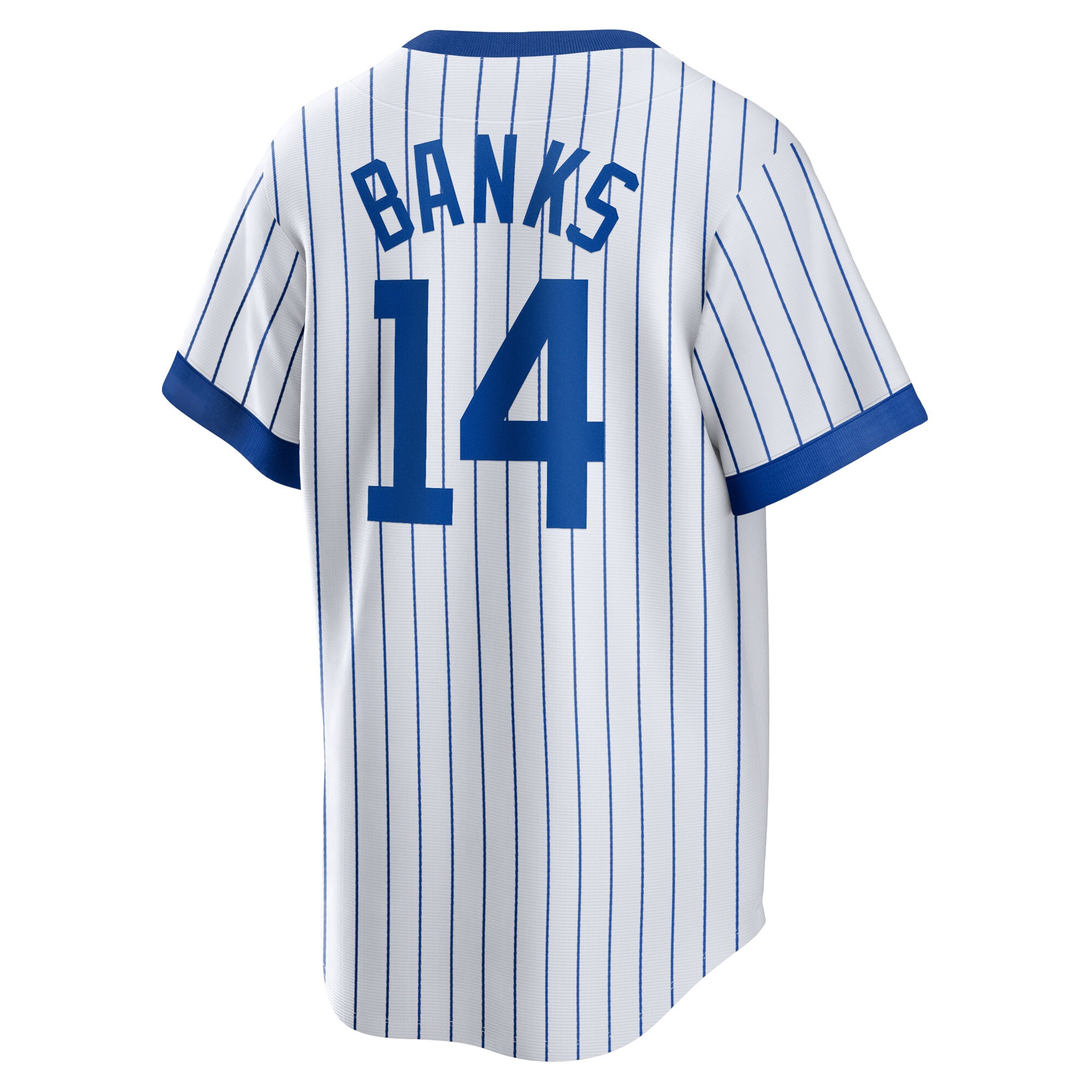 Ernie Banks Chicago Cubs Nike Home Cooperstown Collection Player Jersey - White - vstockx