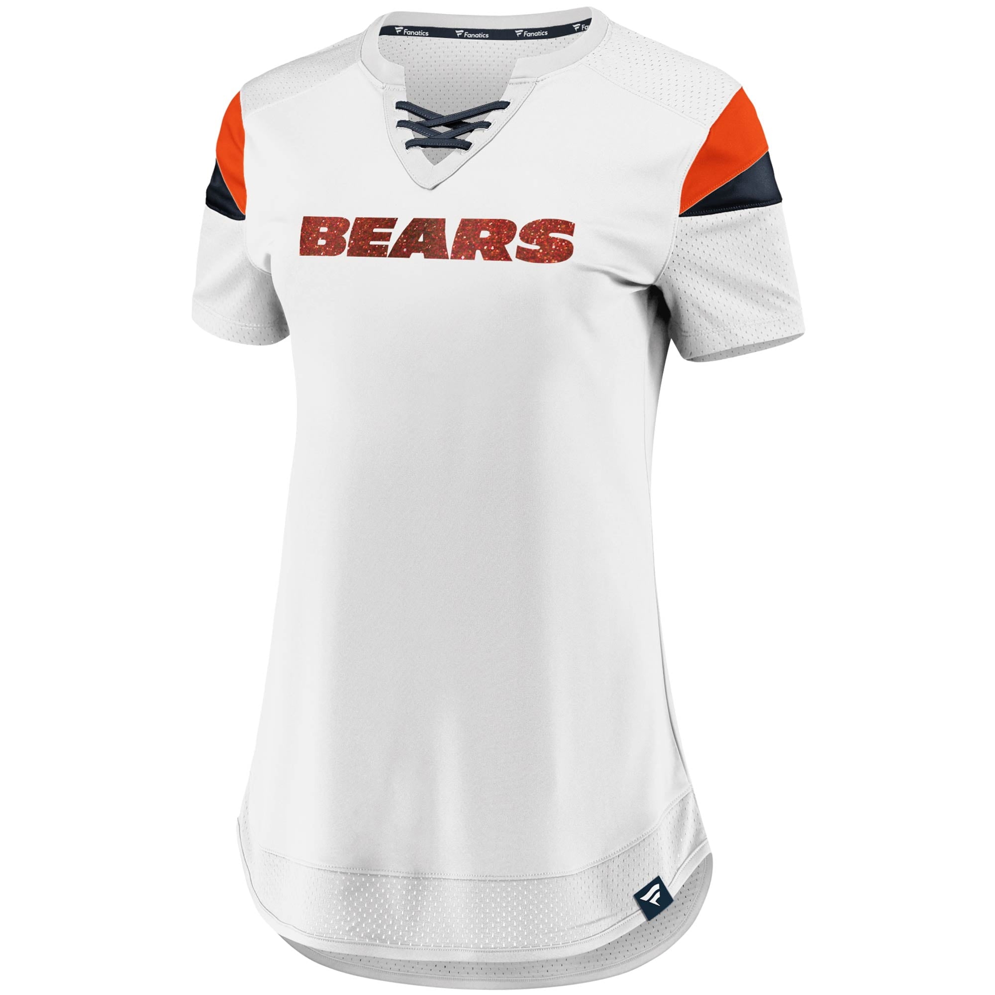 Women's Fanatics Branded Khalil Mack White Chicago Bears Athena Name & Number Fashion Top - vstockx