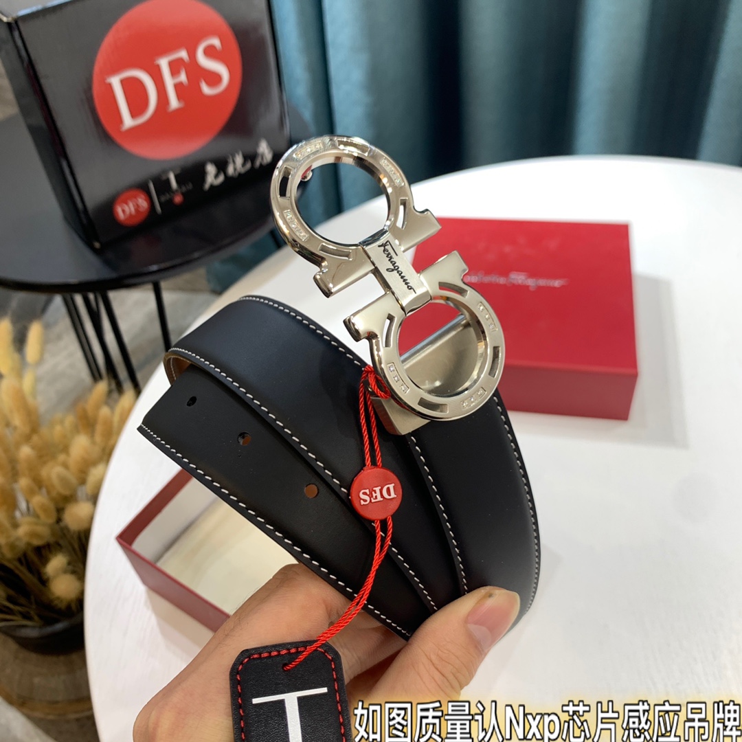 Streetwear Belt Ferragamo 319436 size:3.5cm - vstockx