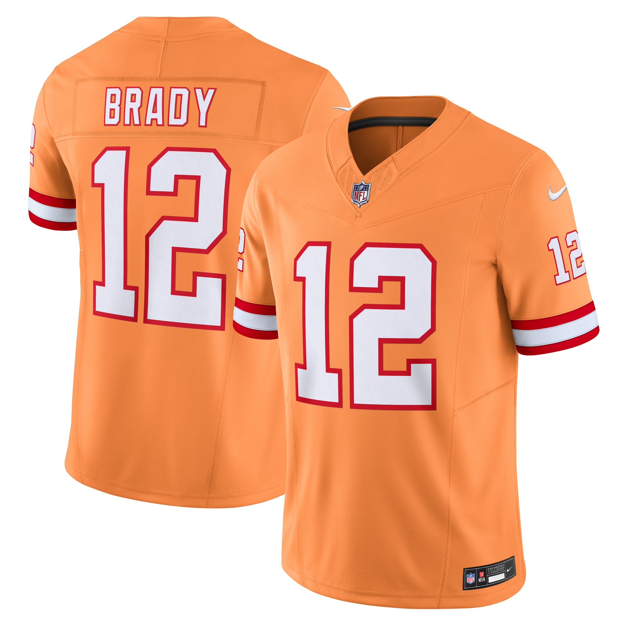 Tom Brady Tampa Bay Buccaneers Nike Vapor F.U.S.E. Limited Jersey - Orange - vstockx