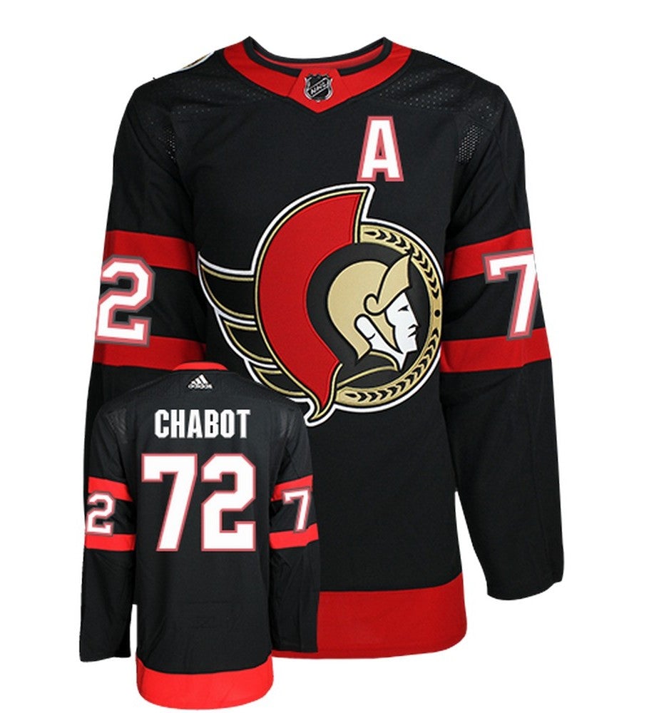 Thomas Chabot Ottawa Senators Adidas Primegreen Authentic NHL Hockey Jersey - vstockx