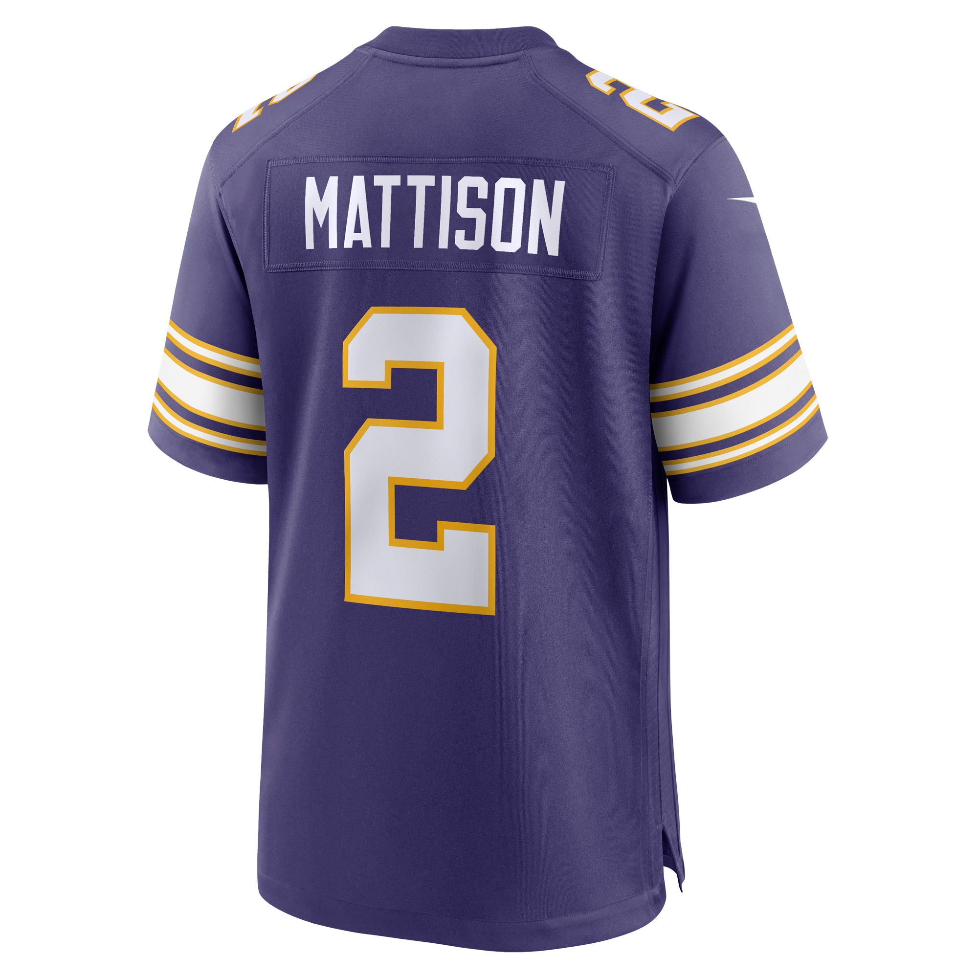 Alexander Mattison Minnesota Vikings Nike Classic Player Game Jersey - Purple - vstockx