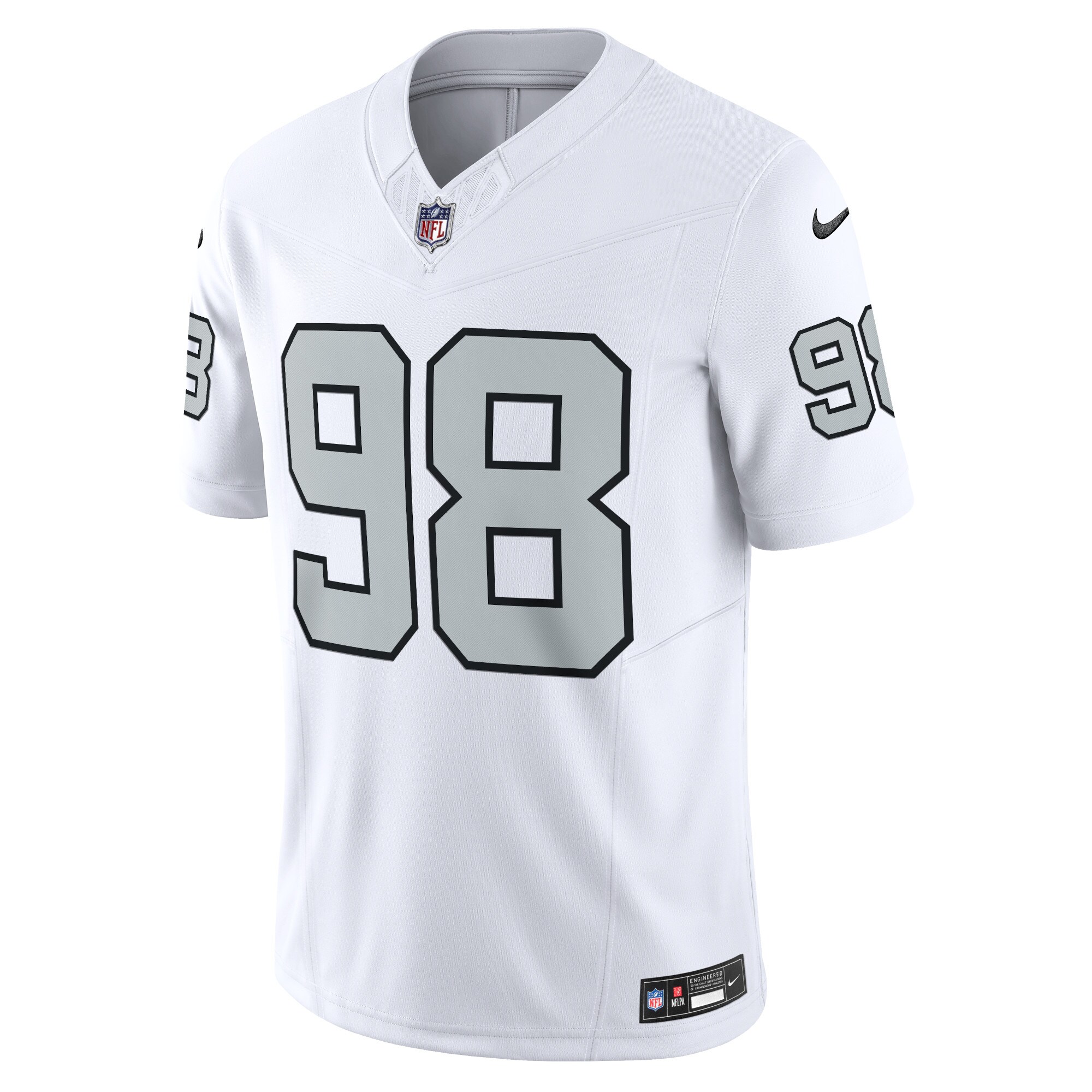 Maxx Crosby Las Vegas Raiders Nike Vapor F.U.S.E. Limited Jersey - White - vstockx