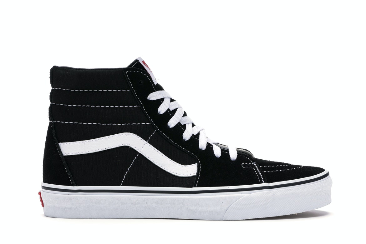 Vans Sk8-Hi Black White - vstockx