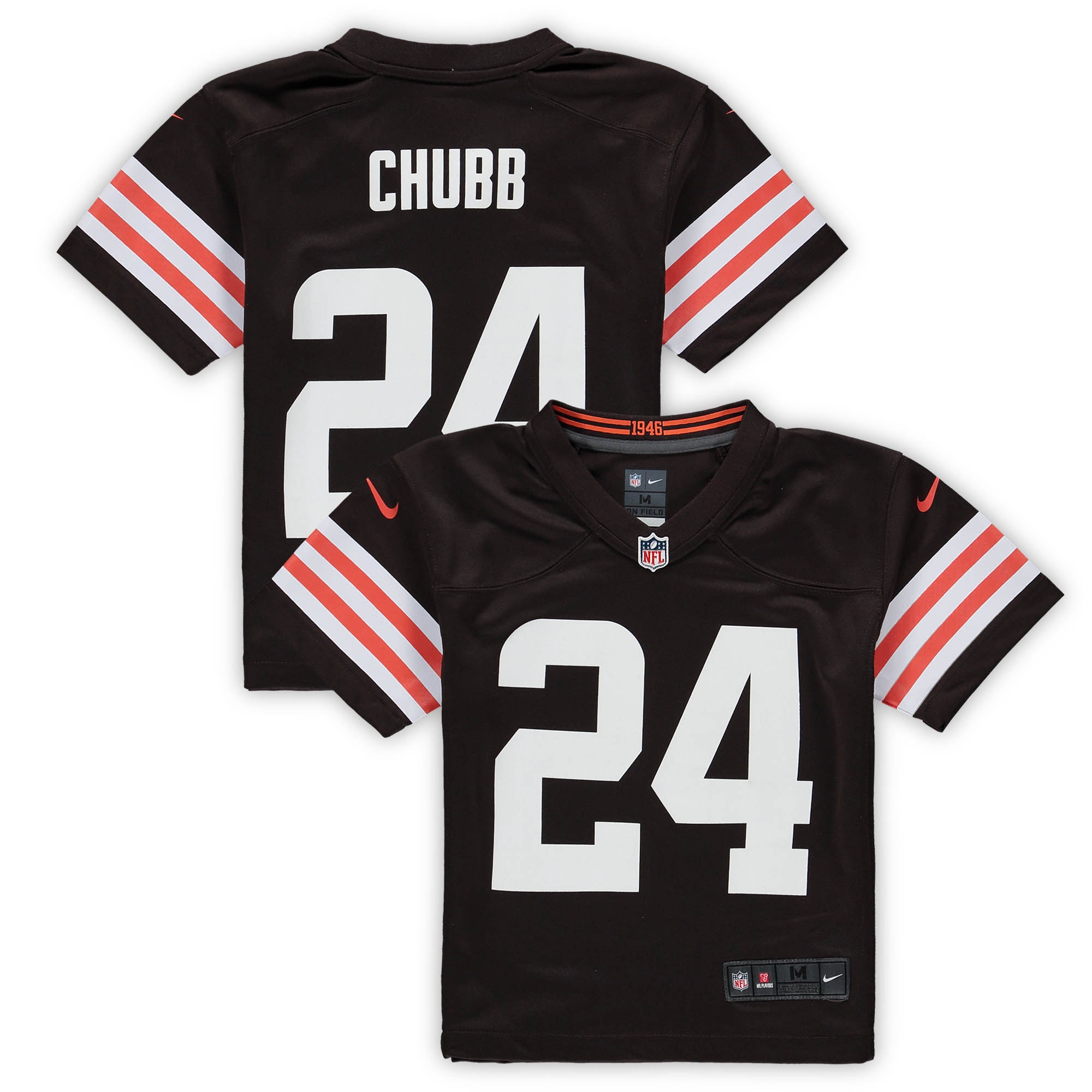 Nick Chubb Cleveland Browns Nike Preschool Game Jersey - Brown - vstockx