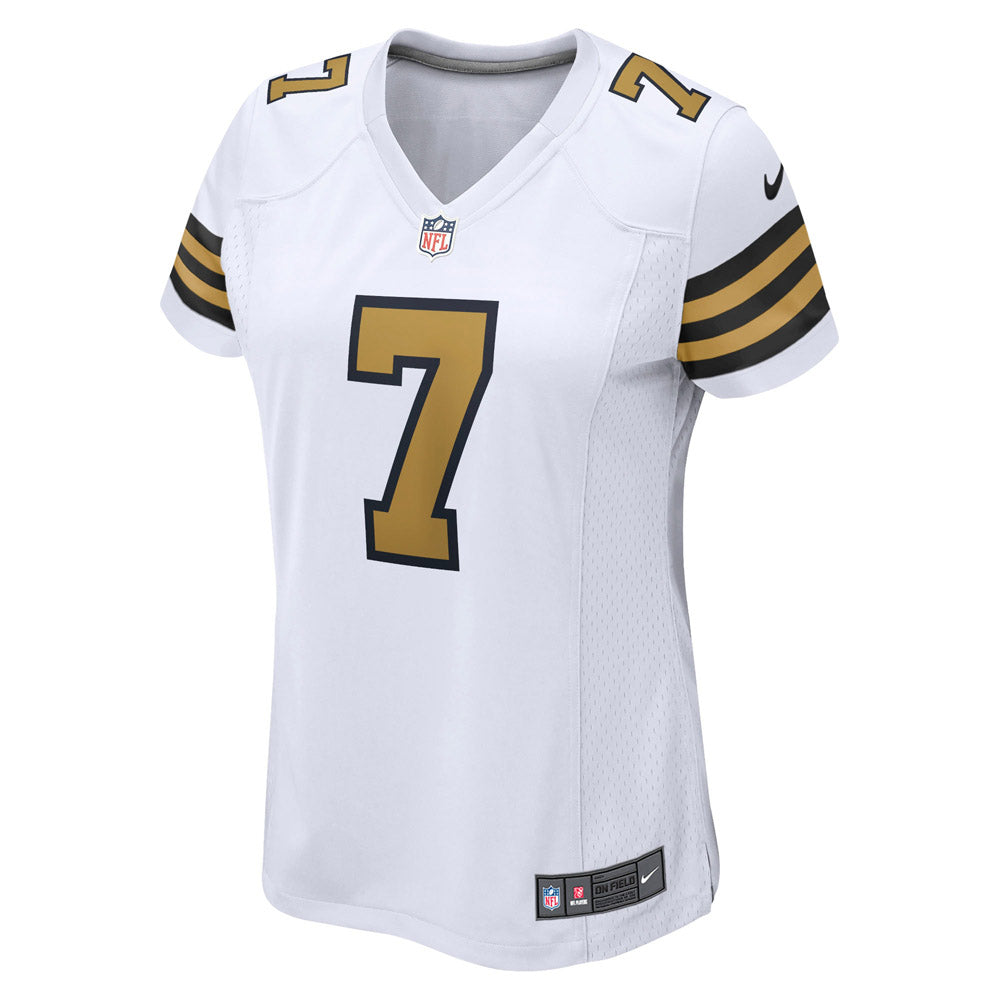 Women's New Orleans Saints Taysom Hill Alternate Game Jersey- White - vstockx