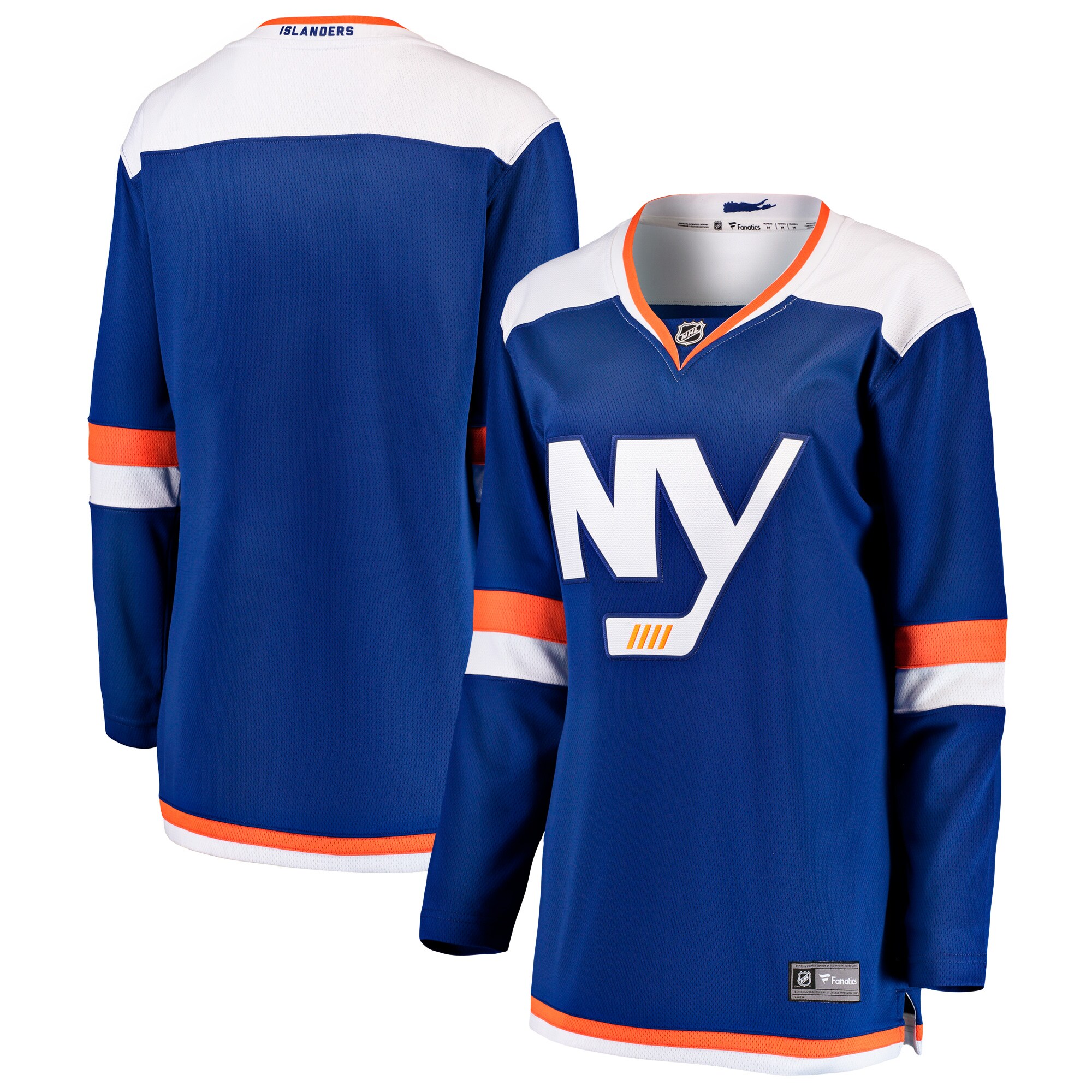 New York Islanders Fanatics Branded Women's Alternate Breakaway Blank Jersey - Blue - vstockx
