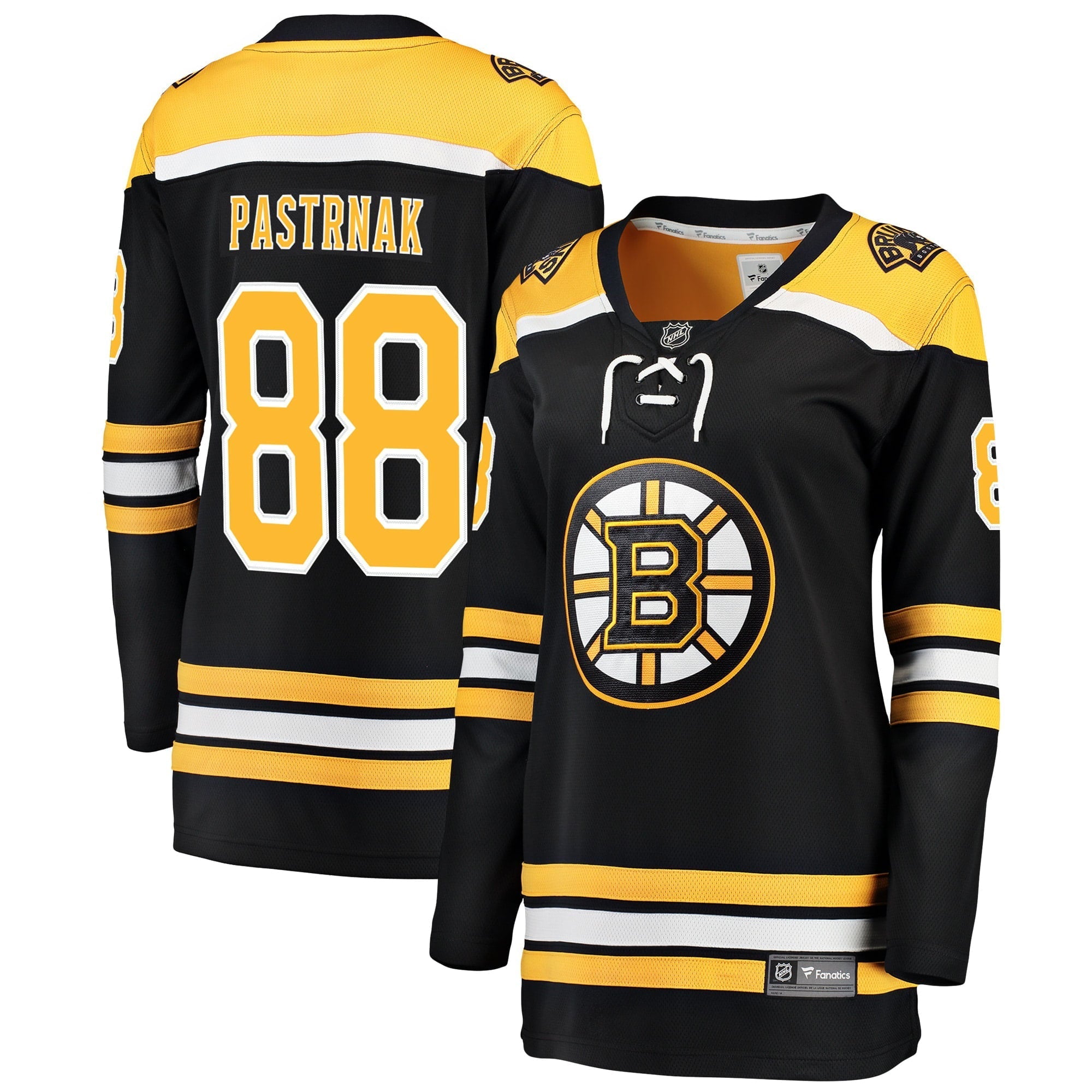 Women's Fanatics Branded David Pastrnak Black Boston Bruins Breakaway Player Jersey - vstockx