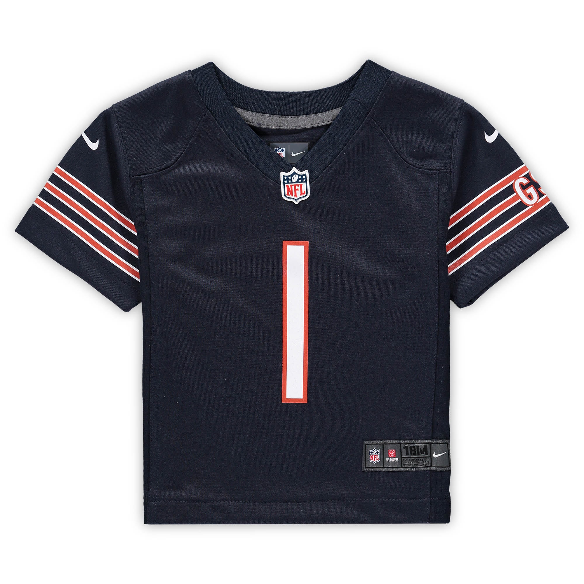 Justin Fields Chicago Bears Nike Infant Game Jersey - Navy - vstockx