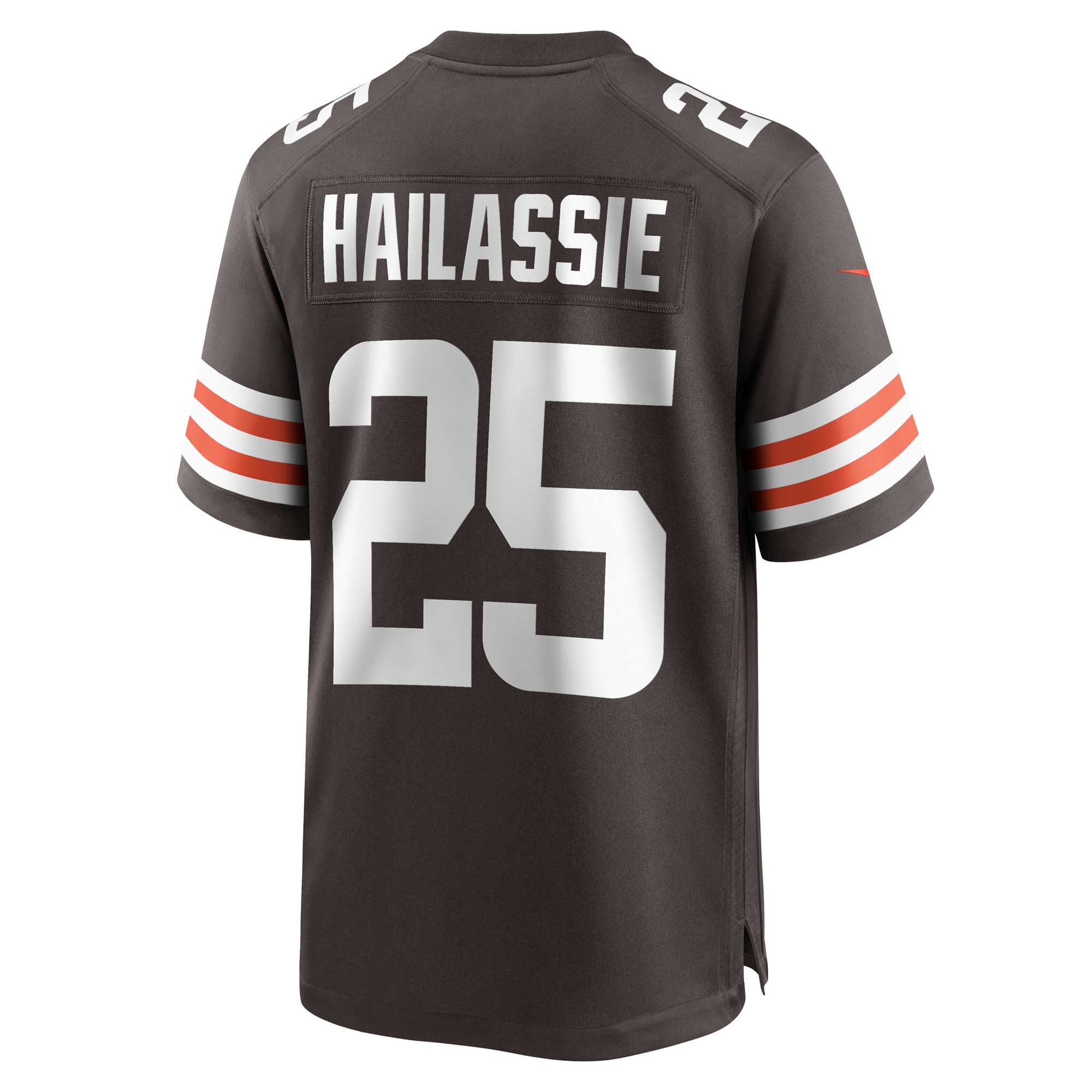 Kahlef Hailassie Cleveland Browns Nike Team Game Jersey - Brown - vstockx
