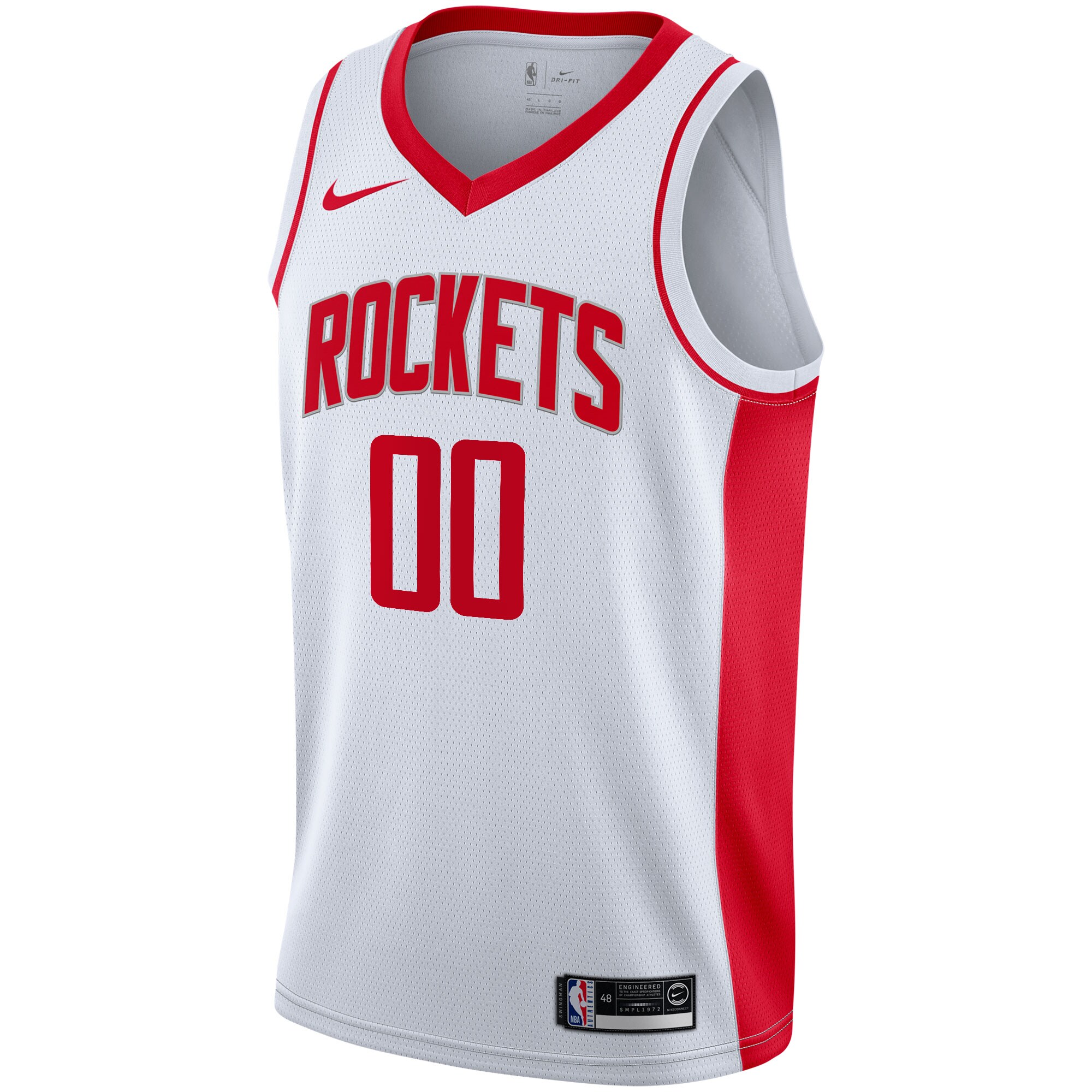 Houston Rockets Nike 2020/21 Swingman Custom Jersey - Association Edition - White - vstockx