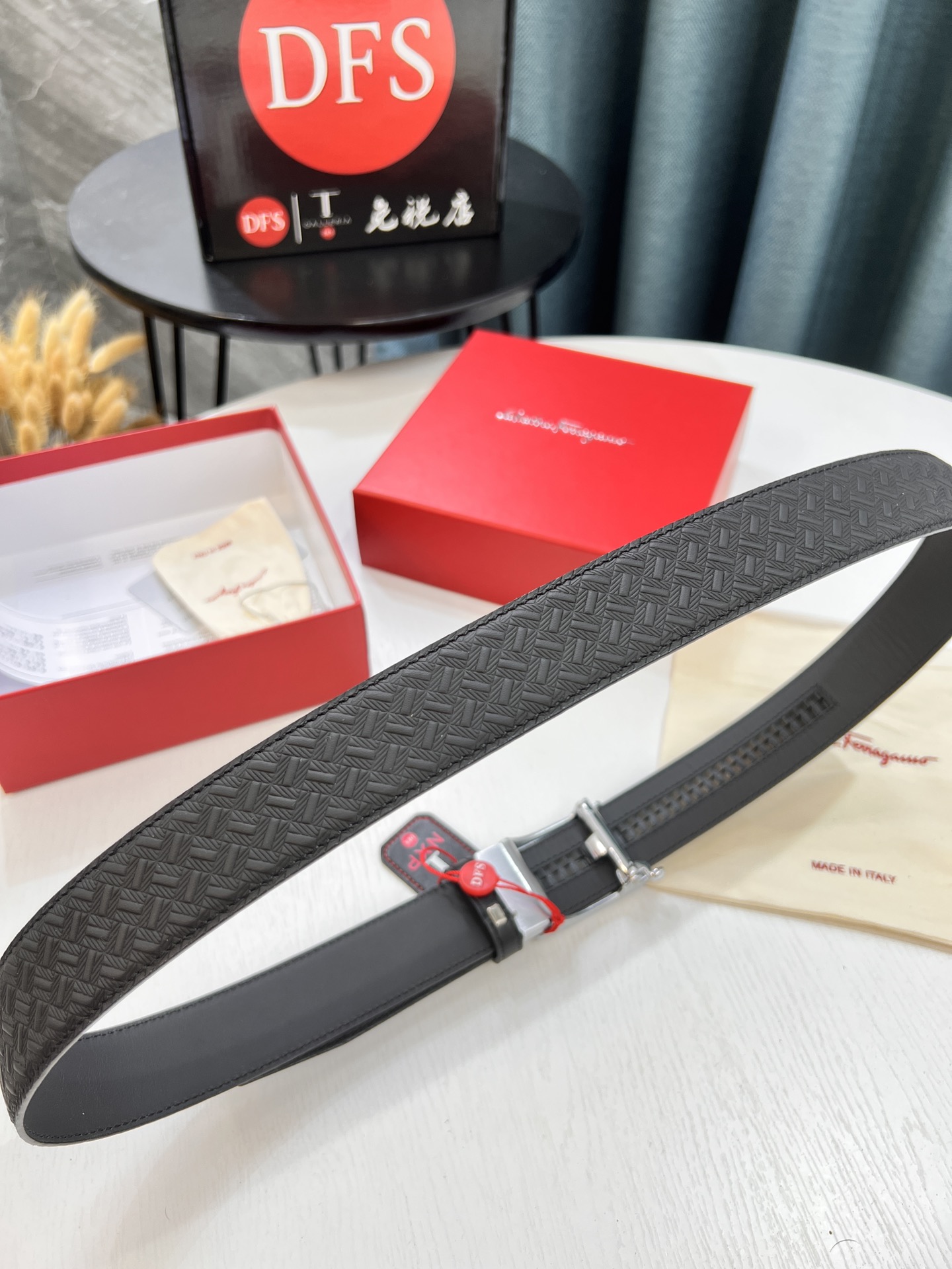 Streetwear Belt Ferragamo 319676 size:3.5cm - vstockx