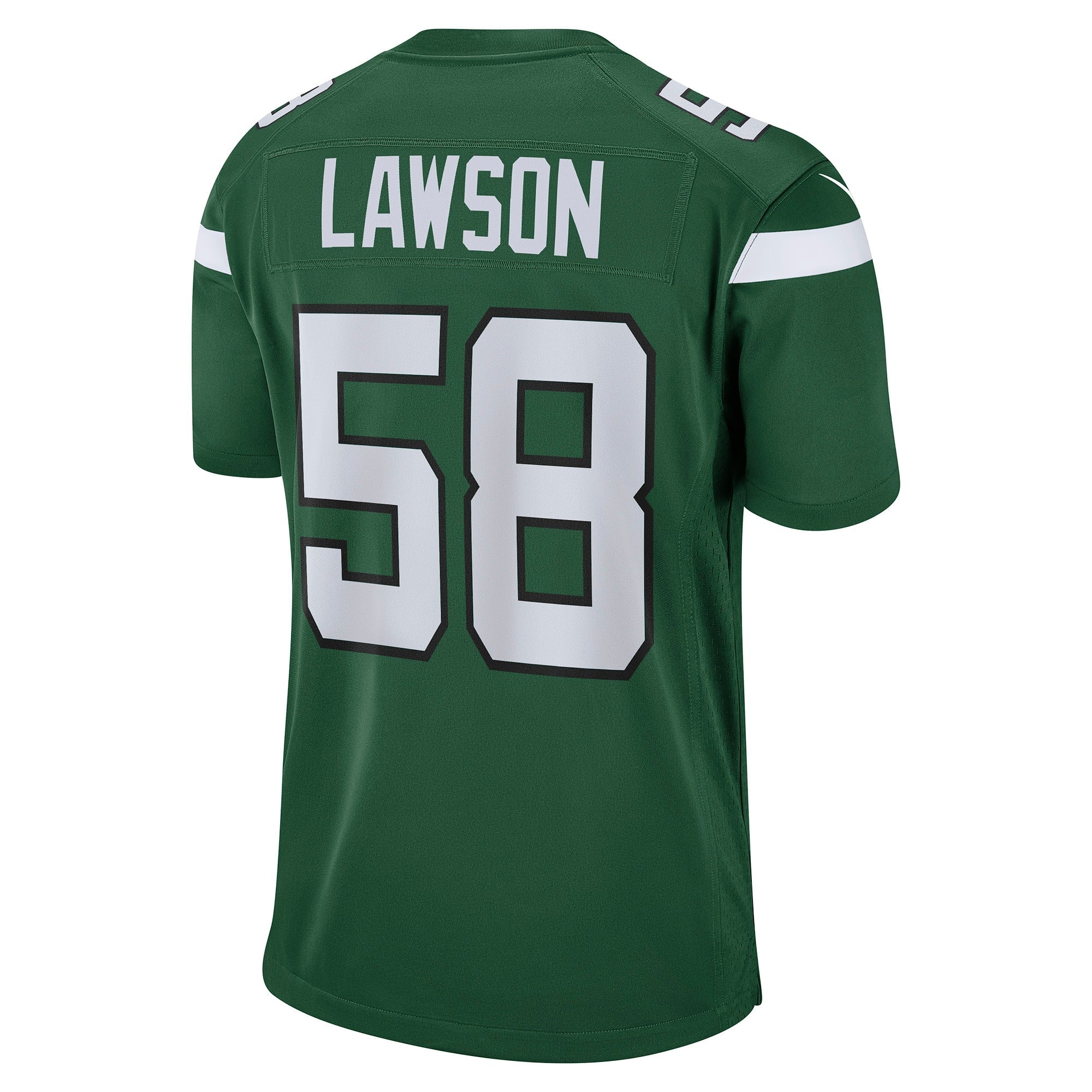 Men's Nike Carl Lawson Gotham Green New York Jets Game Jersey - vstockx