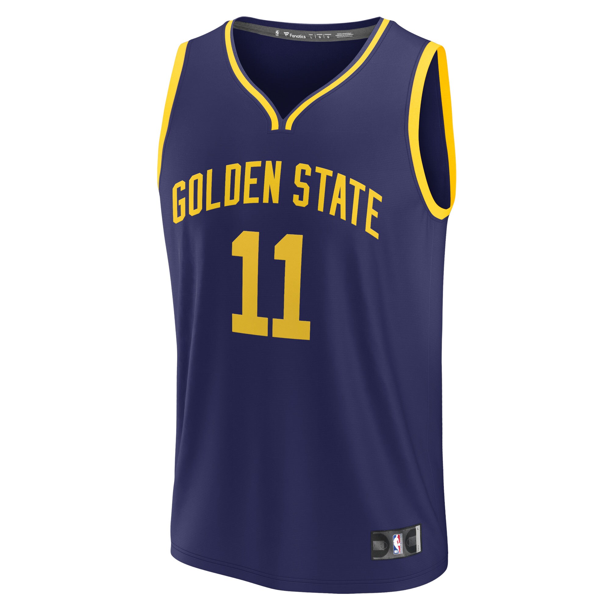 Klay Thompson Golden State Warriors Fanatics Branded Youth Fast Break Player Jersey - Statement Edition - Navy - vstockx