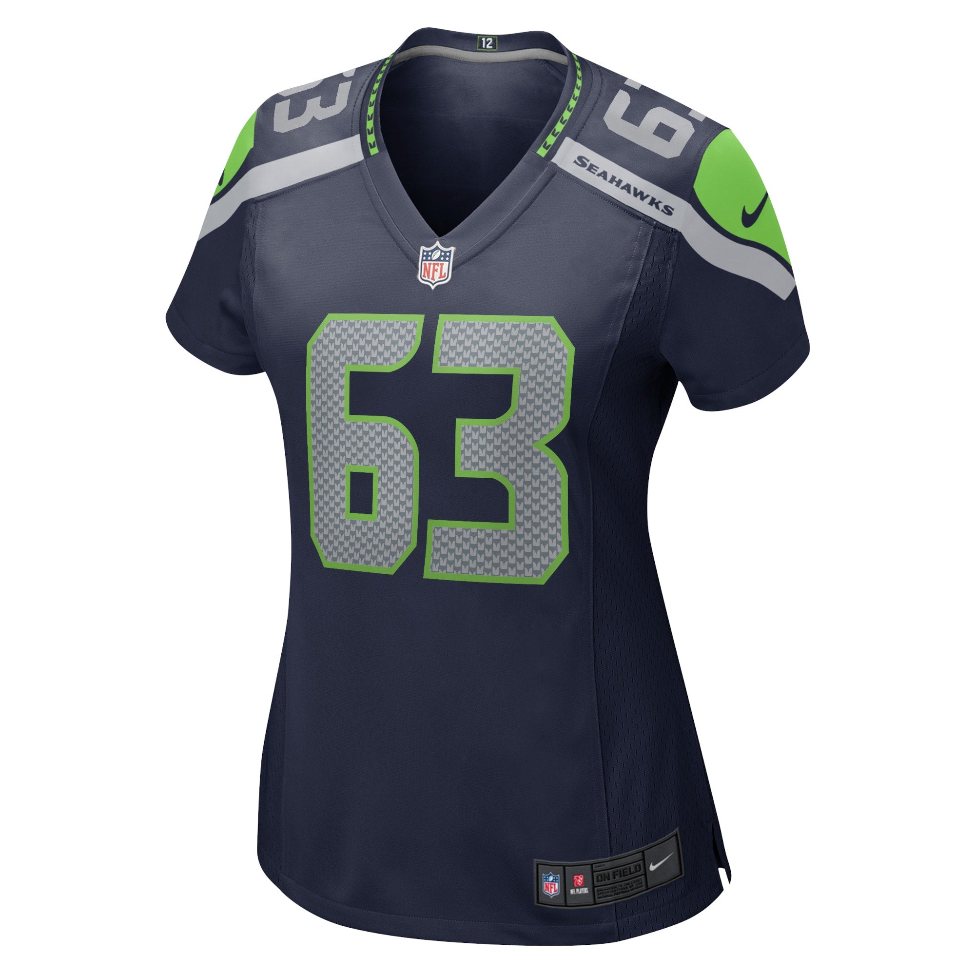 Women's Nike Austin Blythe College Navy Seattle Seahawks Game Jersey - vstockx
