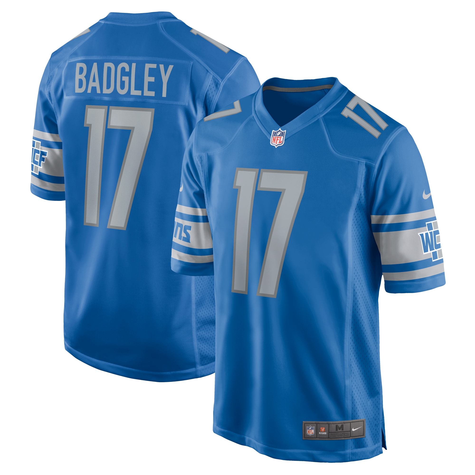 Michael Badgley Detroit Lions Nike Home Game Player Jersey - Blue - vstockx