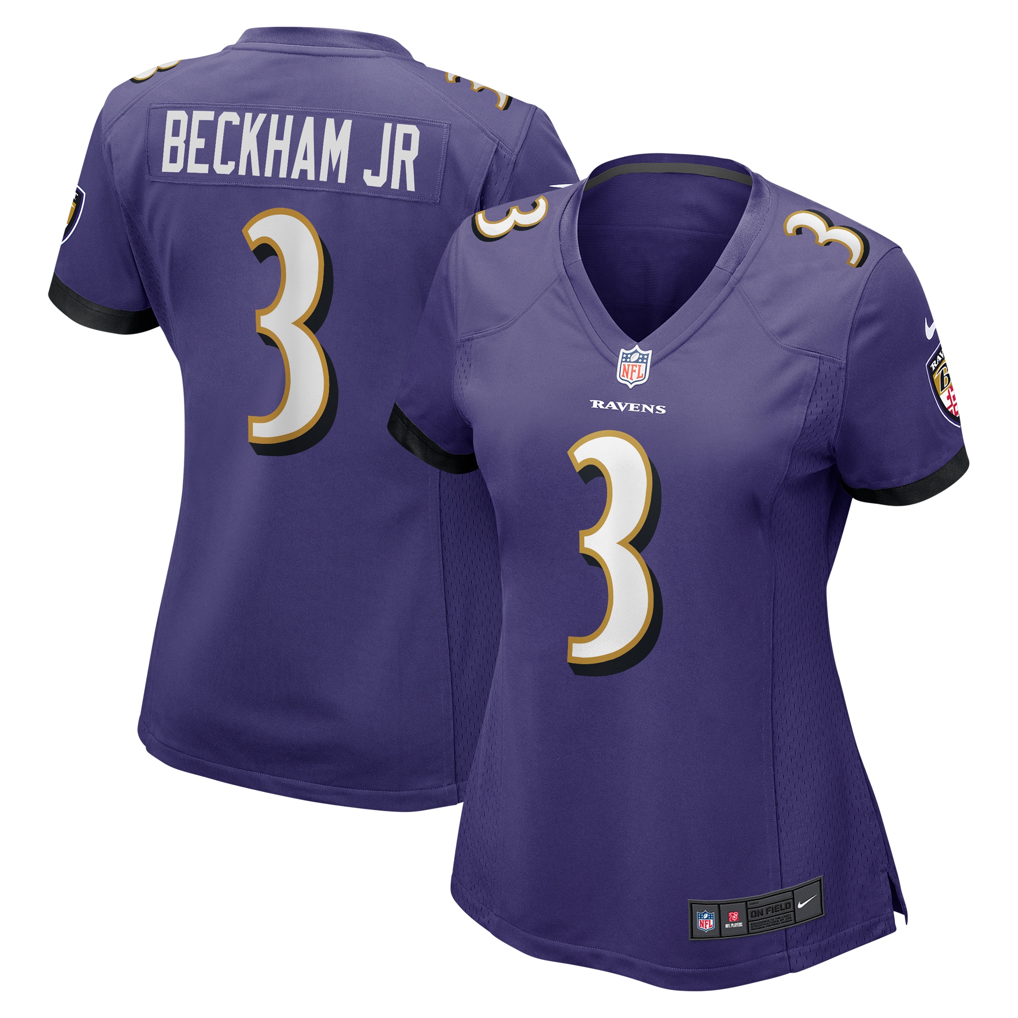Odell Beckham Jr. Baltimore Ravens Nike Women's Game Jersey - Purple - vstockx