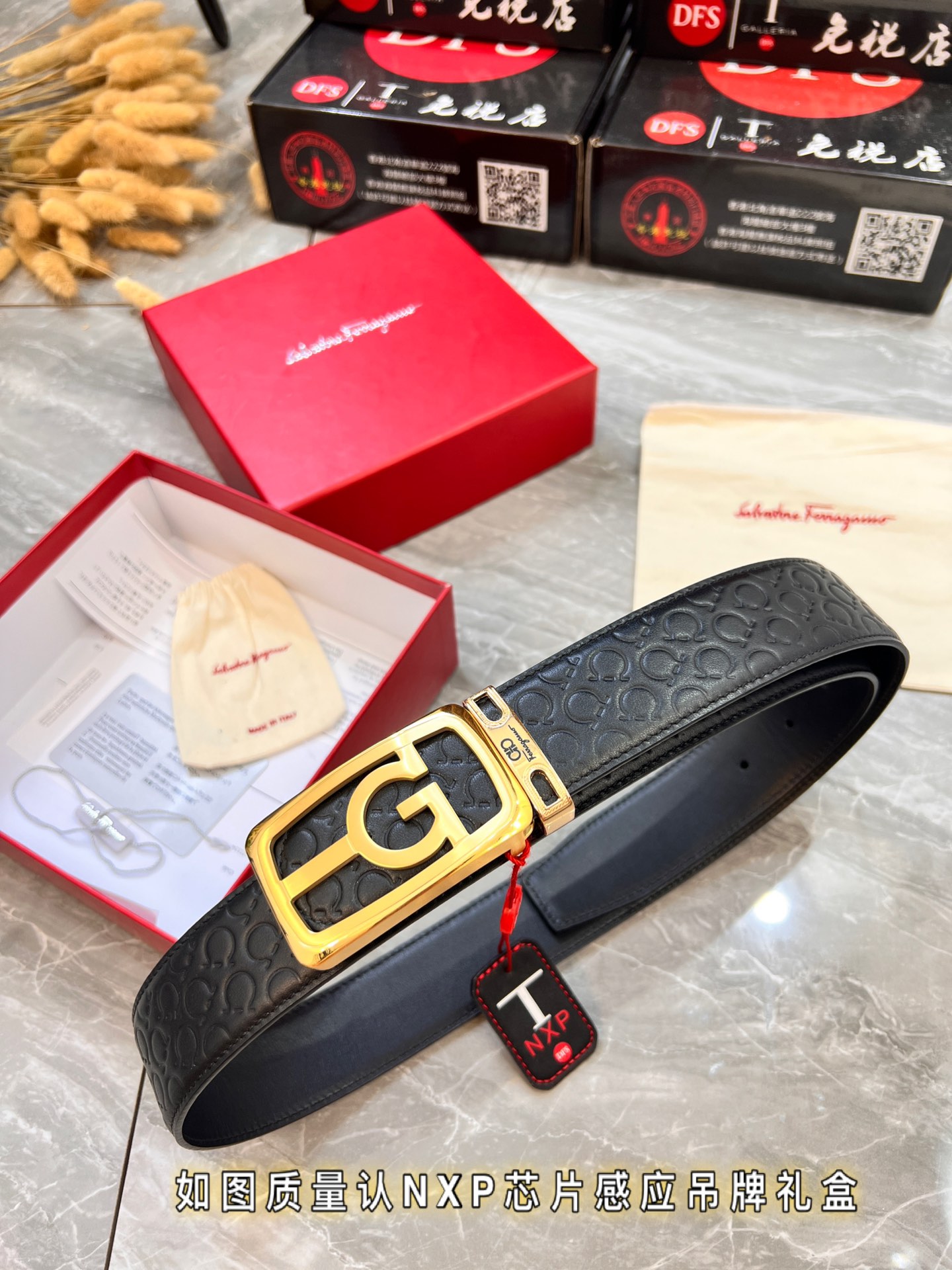 Streetwear Belt Ferragamo 320020 size:3.5cm - vstockx