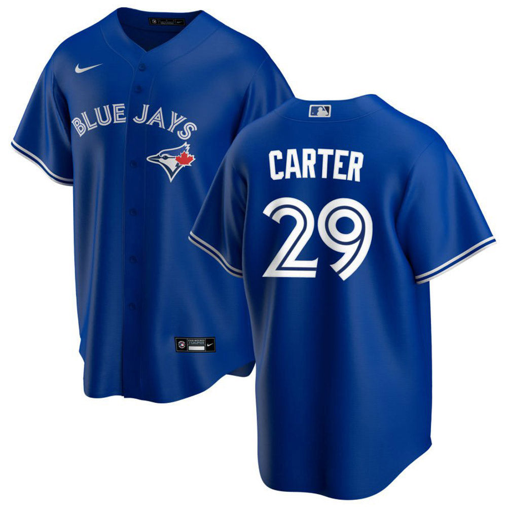 Men's Toronto Blue Jays Joe Carter Replica Alternate Jersey - Royal - vstockx
