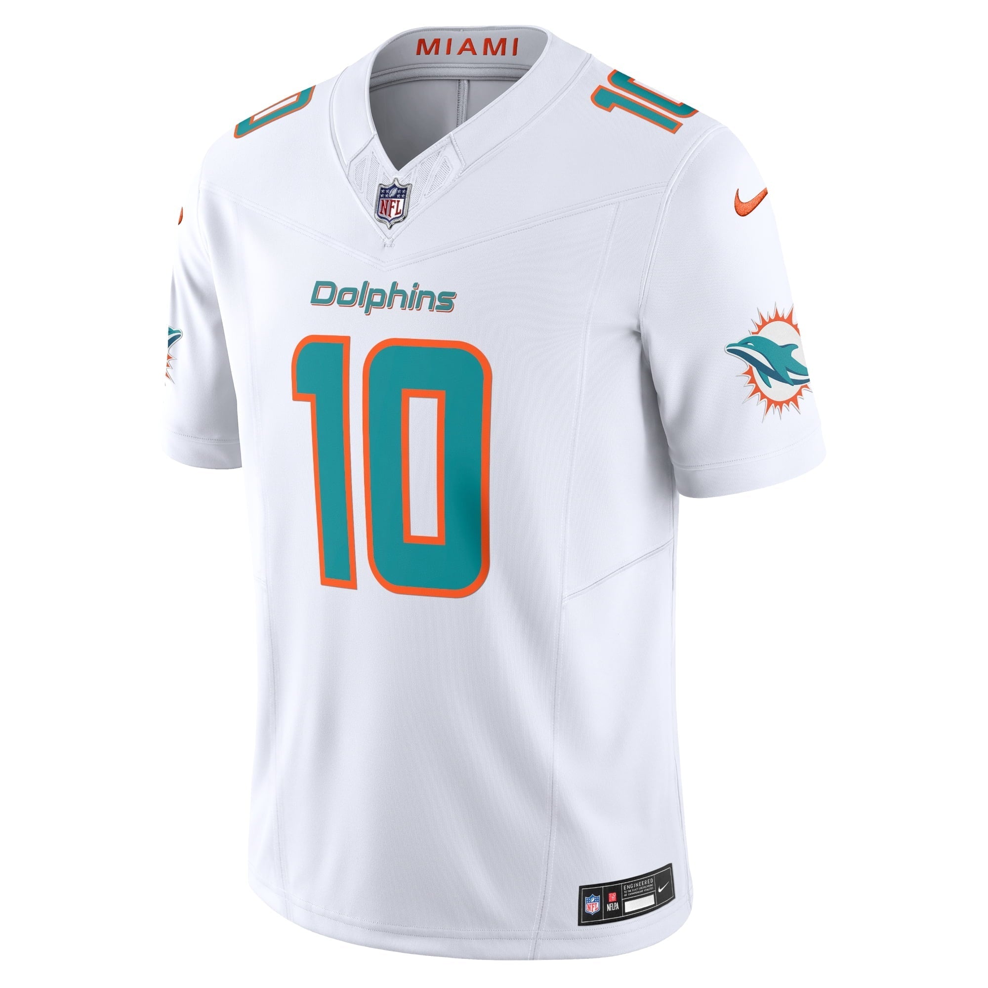 Men's Nike Tyreek Hill White Miami Dolphins Vapor F.U.S.E. Limited Jersey - vstockx
