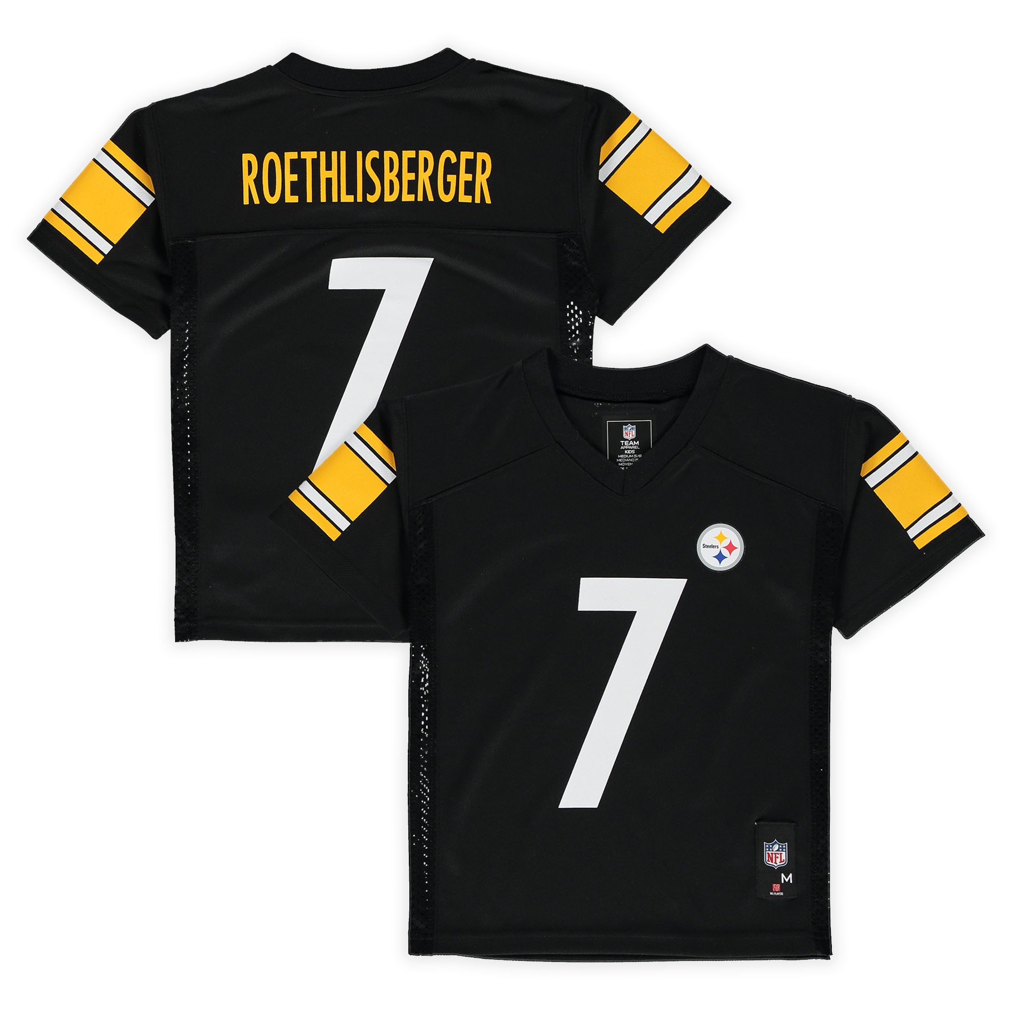 Ben Roethlisberger Pittsburgh Steelers Preschool Replica Player Jersey - Black - vstockx