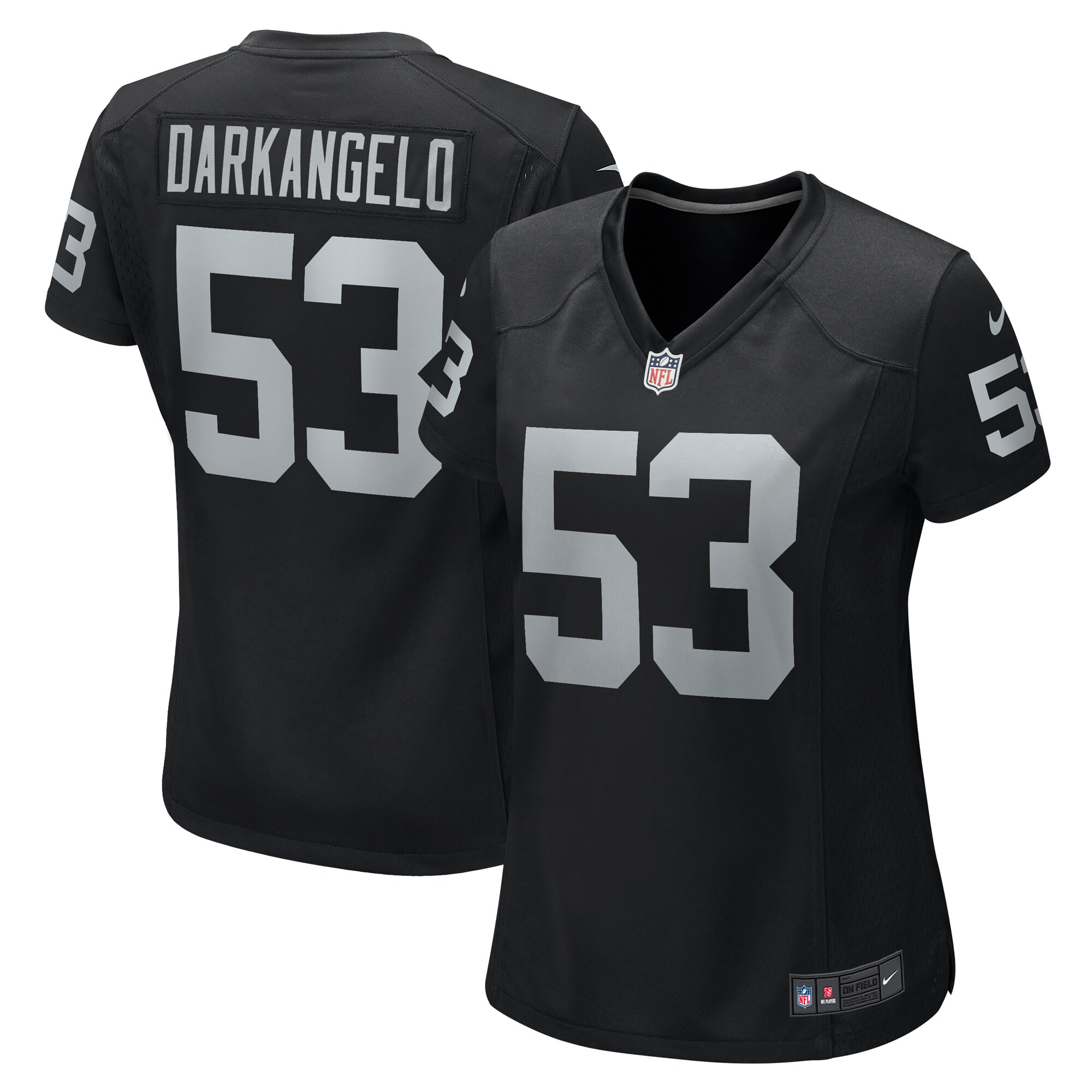 Isaac Darkangelo Las Vegas Raiders Nike Women's Team Game Jersey - Black - vstockx