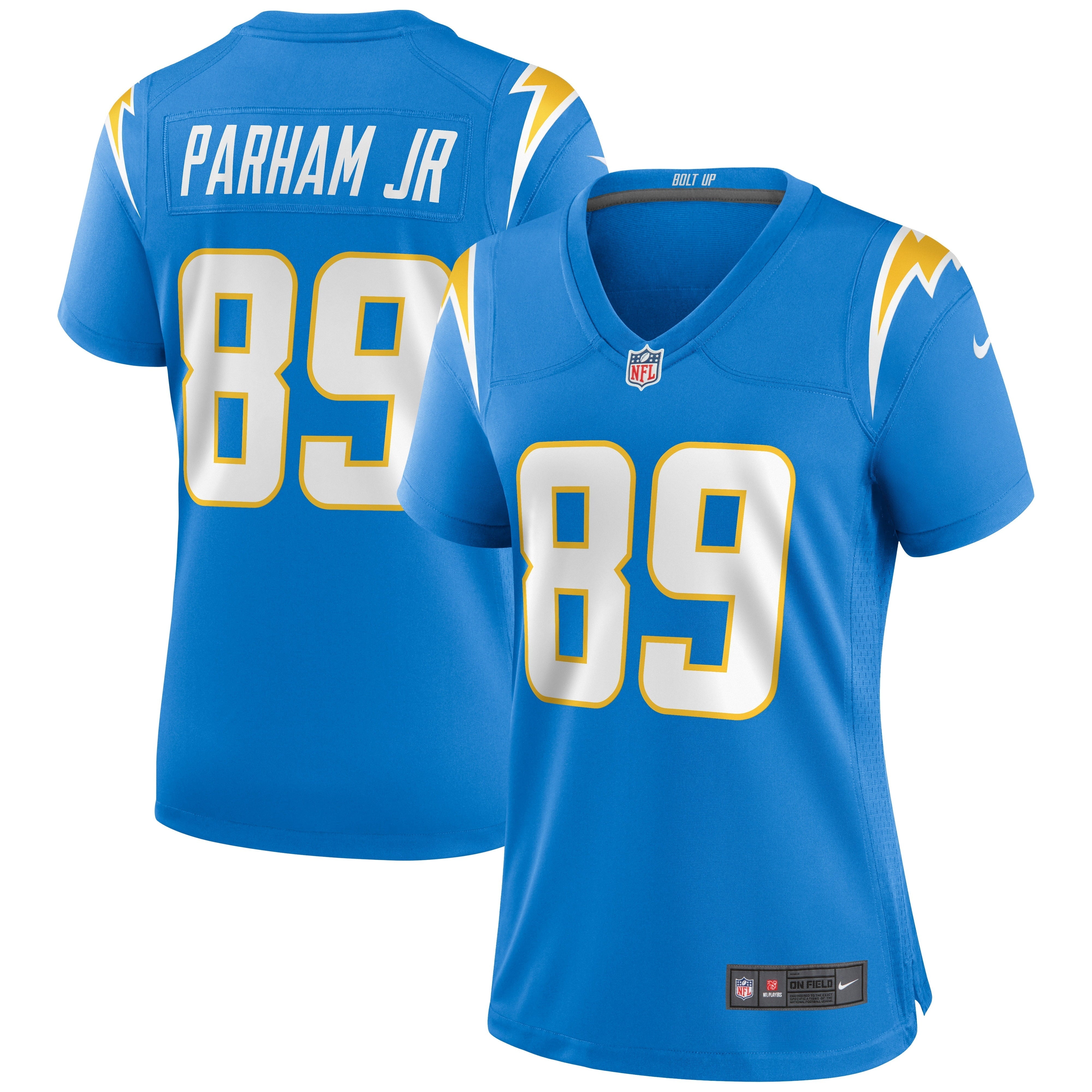 Women's Nike Donald Parham Jr. Powder Blue Los Angeles Chargers Game Jersey - vstockx