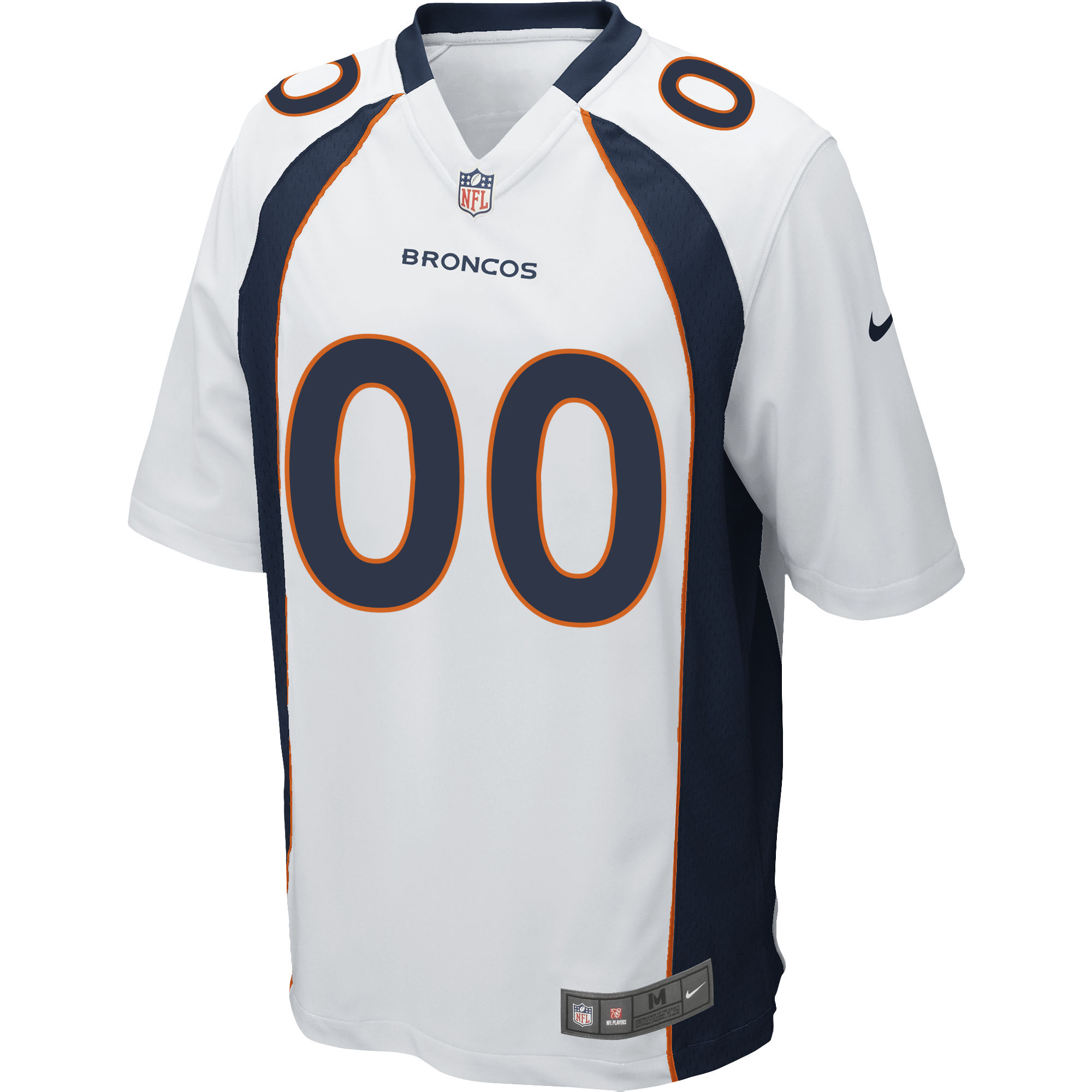 Denver Broncos Nike Custom Game Jersey - White - vstockx