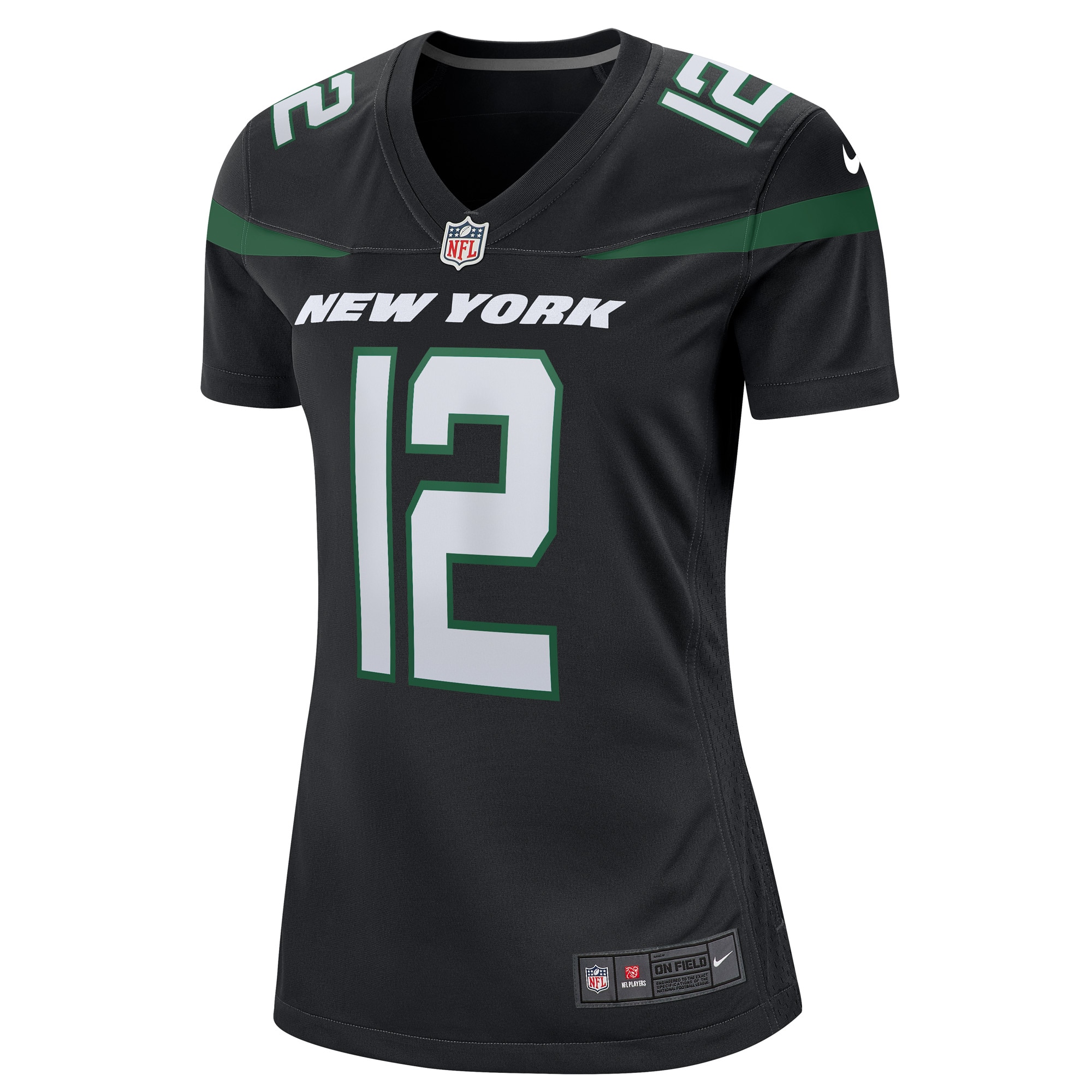 Joe Namath New York Jets Nike Women's Retired Player Jersey - Black - vstockx