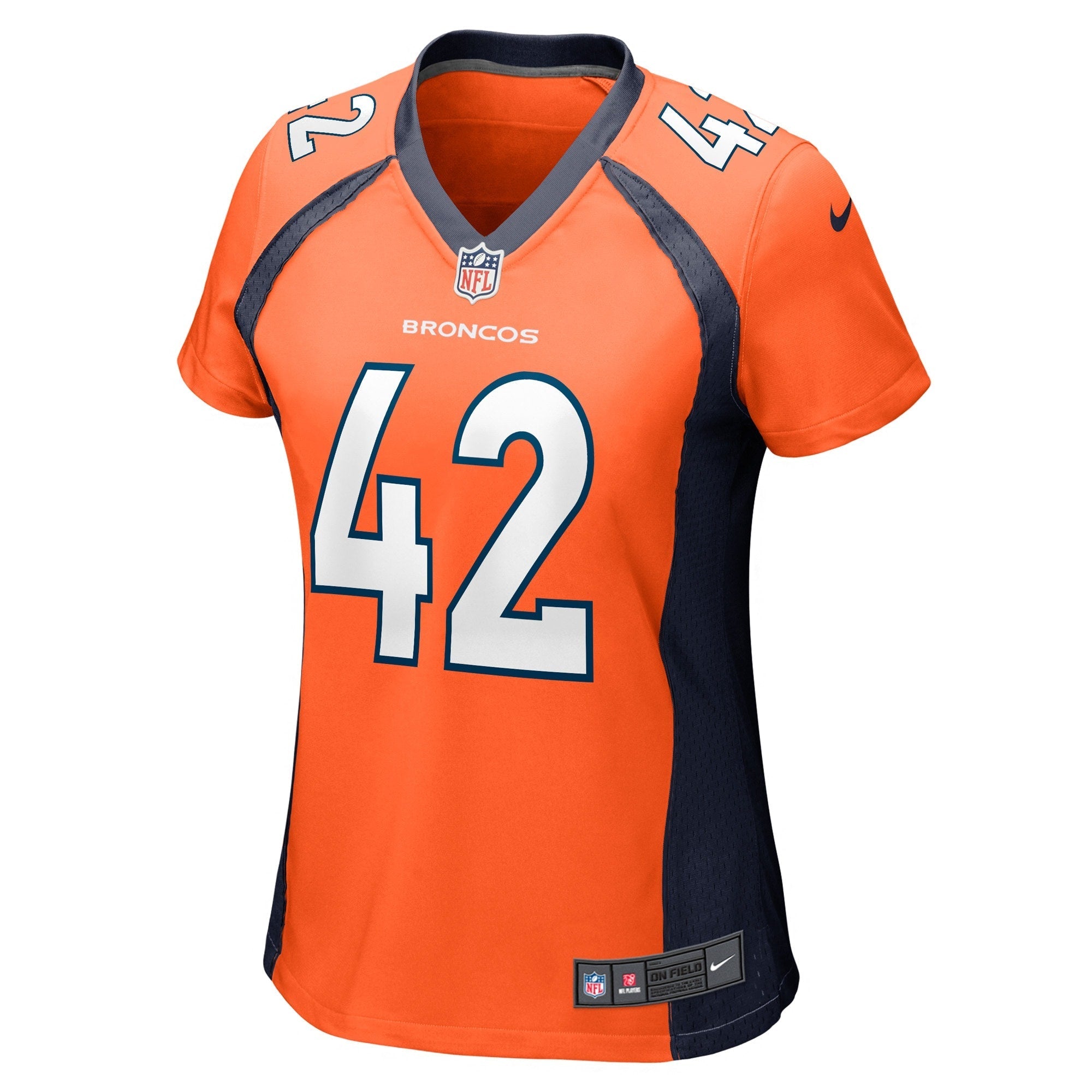 Women's Nike Nik Bonitto Orange Denver Broncos Game Player Jersey - vstockx