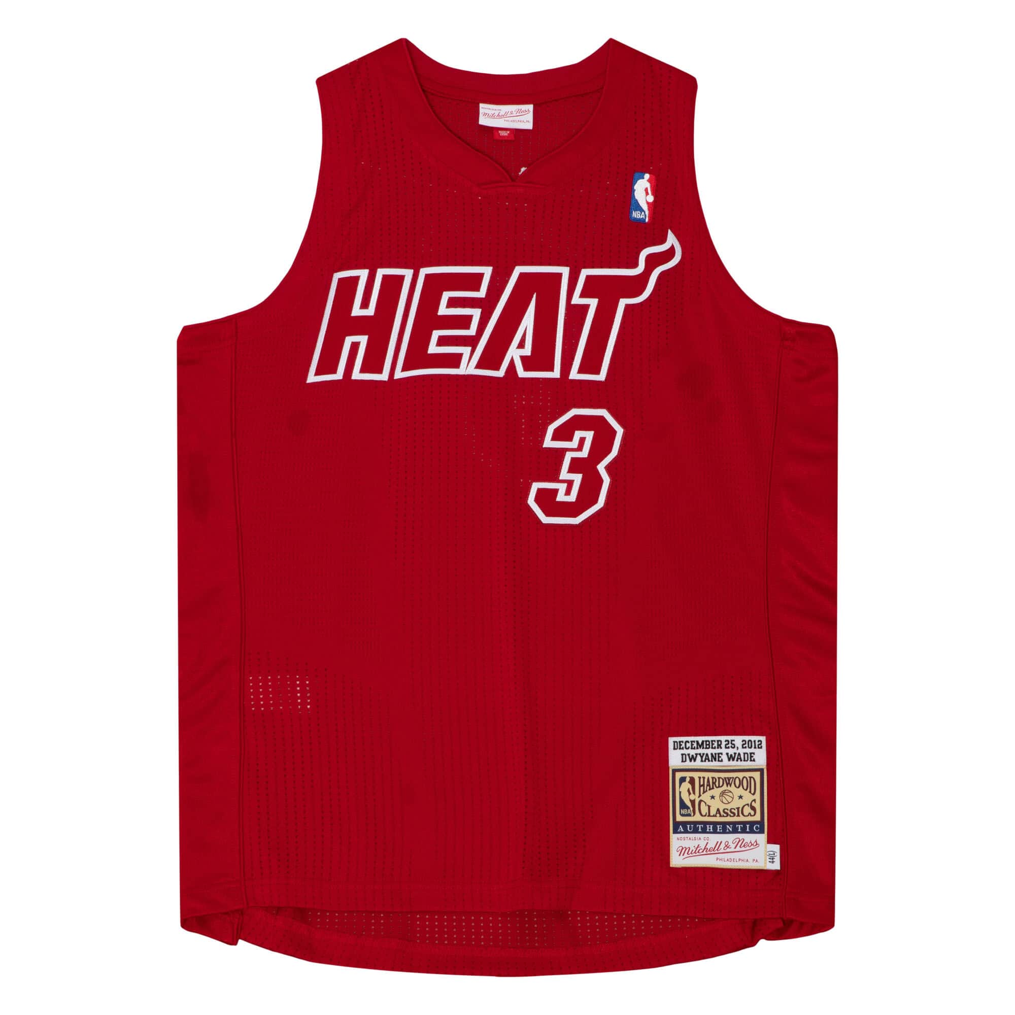 Authentic Christmas Day Dwyane Wade Miami Heat 2012-13 Jersey - vstockx