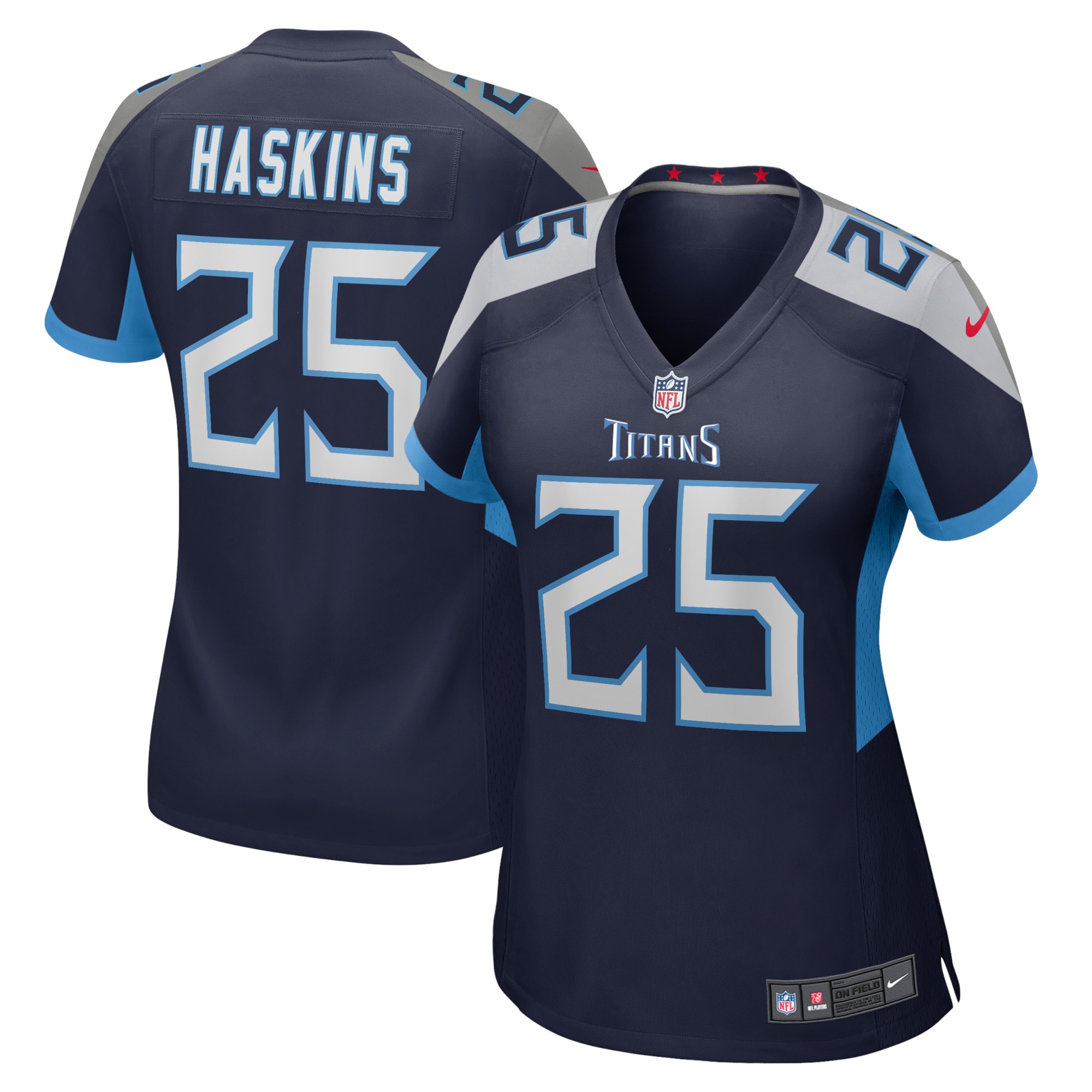 Hassan Haskins Tennessee Titans Nike Women's Player Game Jersey - Navy - vstockx