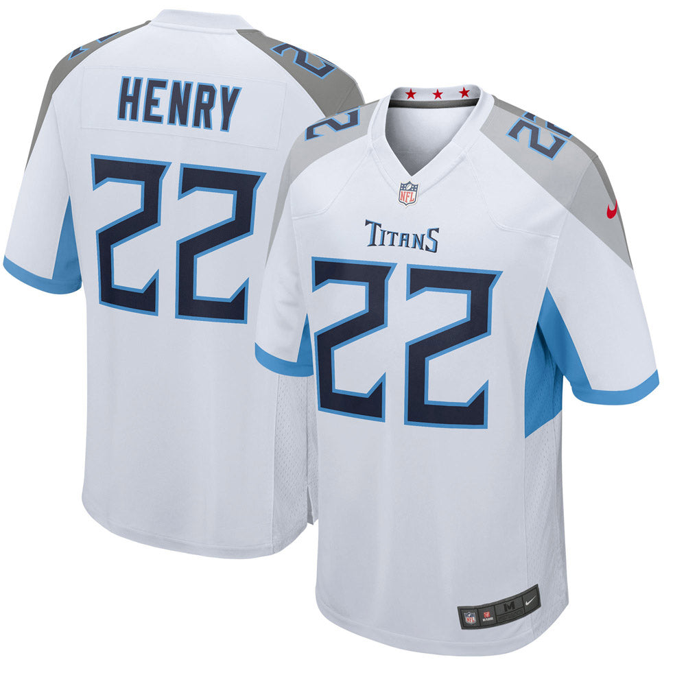 Youth Tennessee Titans Derrick Henry Game Jersey White - vstockx