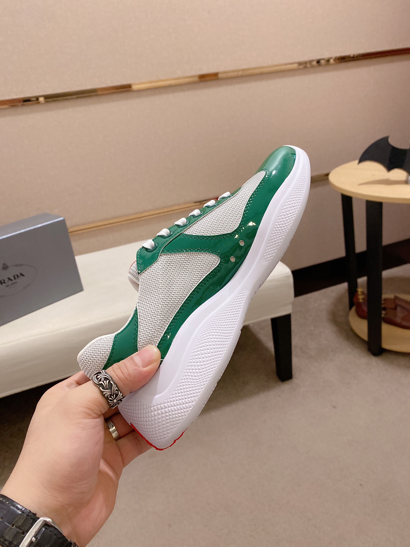 Prada America's Cup sneaker 14 - vstockx