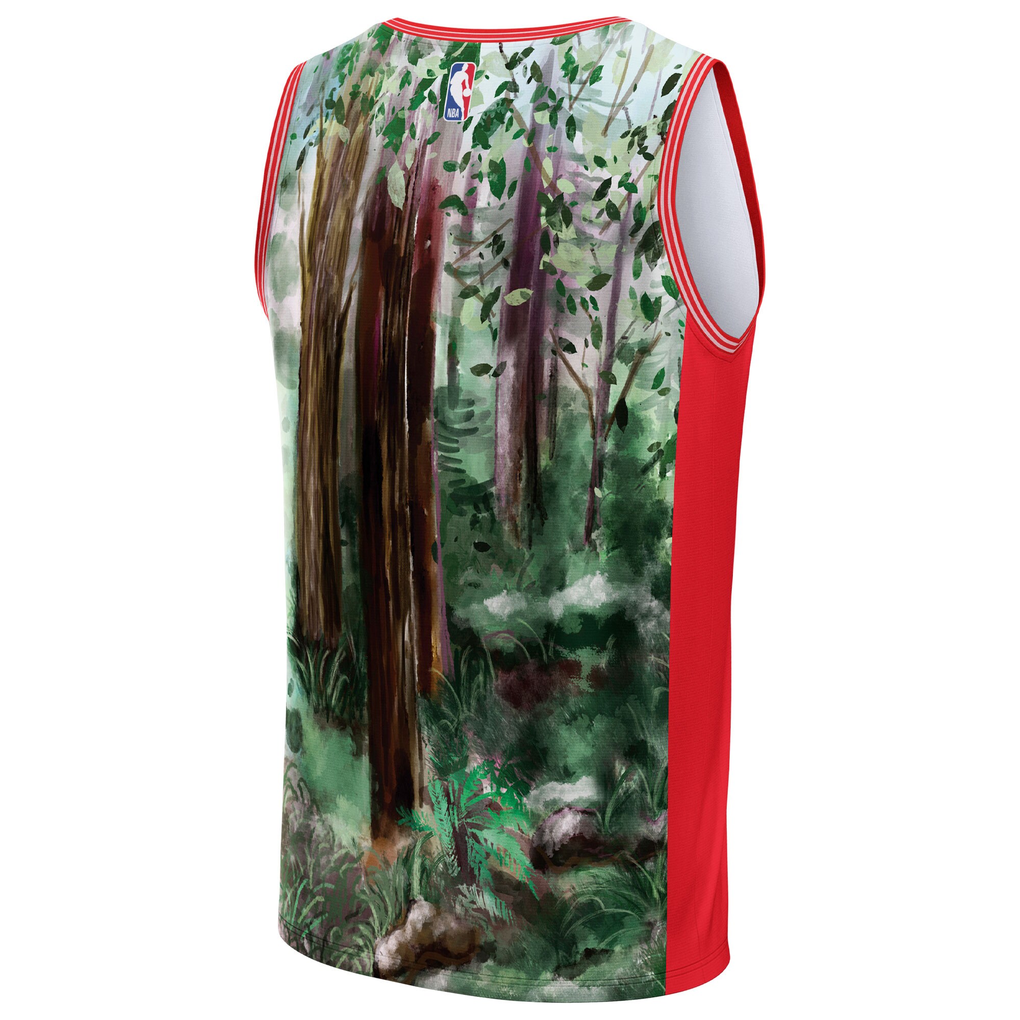 Portland Trail Blazers NBA & KidSuper Studios by Fanatics Unisex Hometown Jersey - Green - vstockx