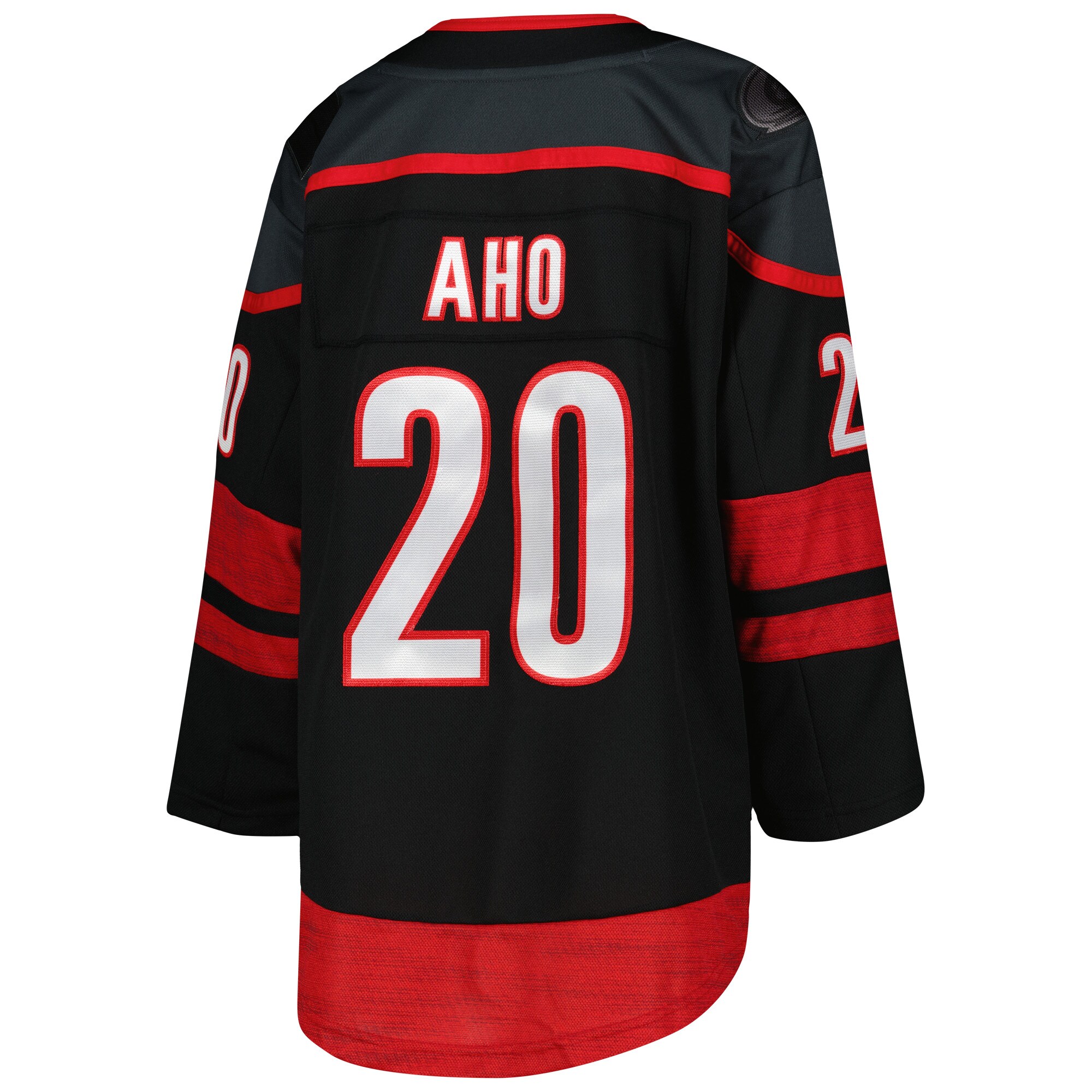 Sebastian Aho Carolina Hurricanes Youth Home Premier Player Jersey - Black - vstockx