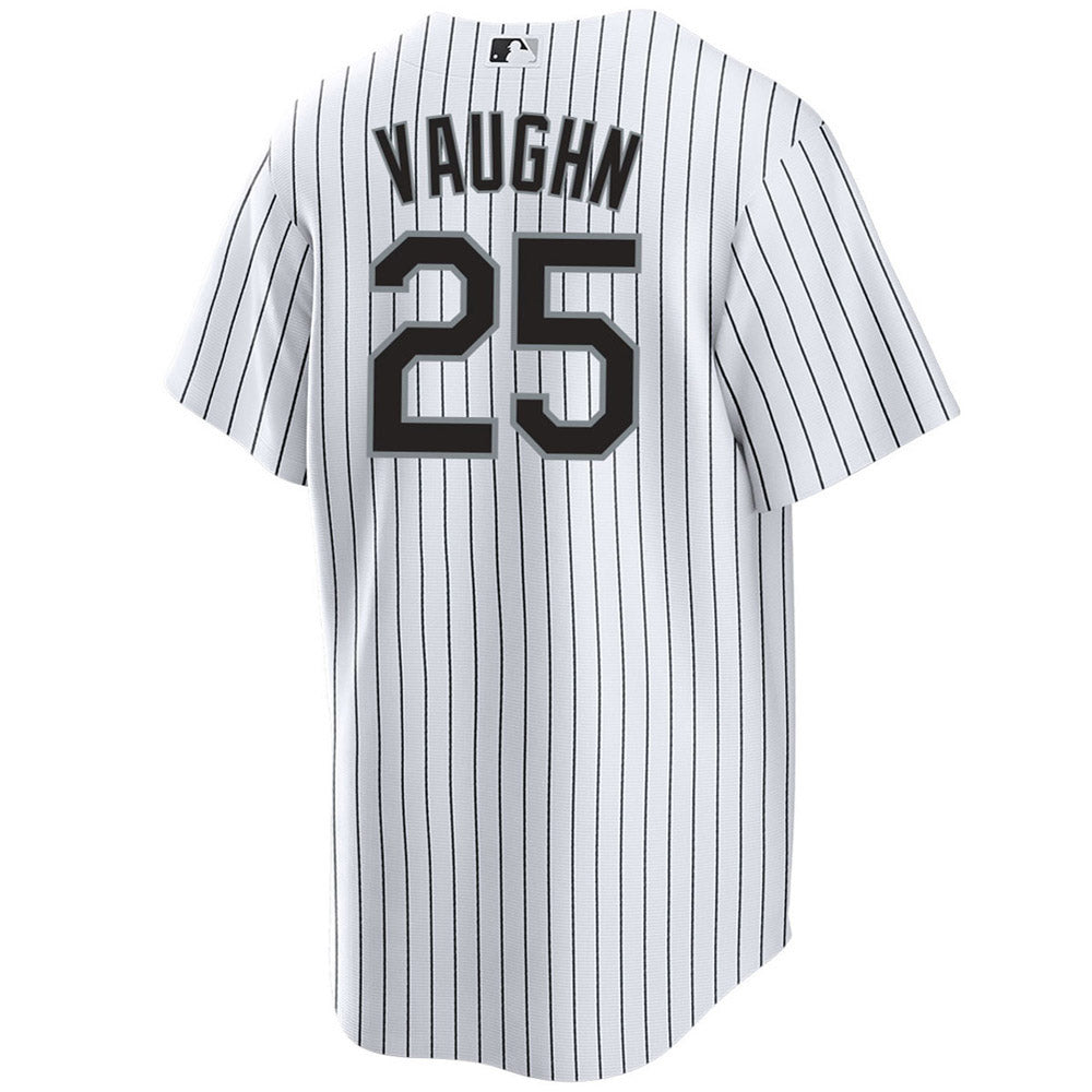 Youth Chicago White Sox Andrew Vaughn Cool Base Replica Home Jersey - White - vstockx