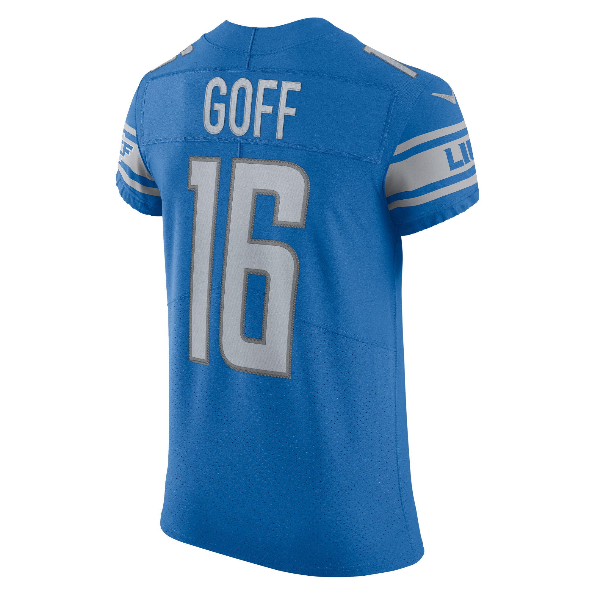 Jared Goff Detroit Lions Nike Vapor Elite Player Jersey - Blue - vstockx