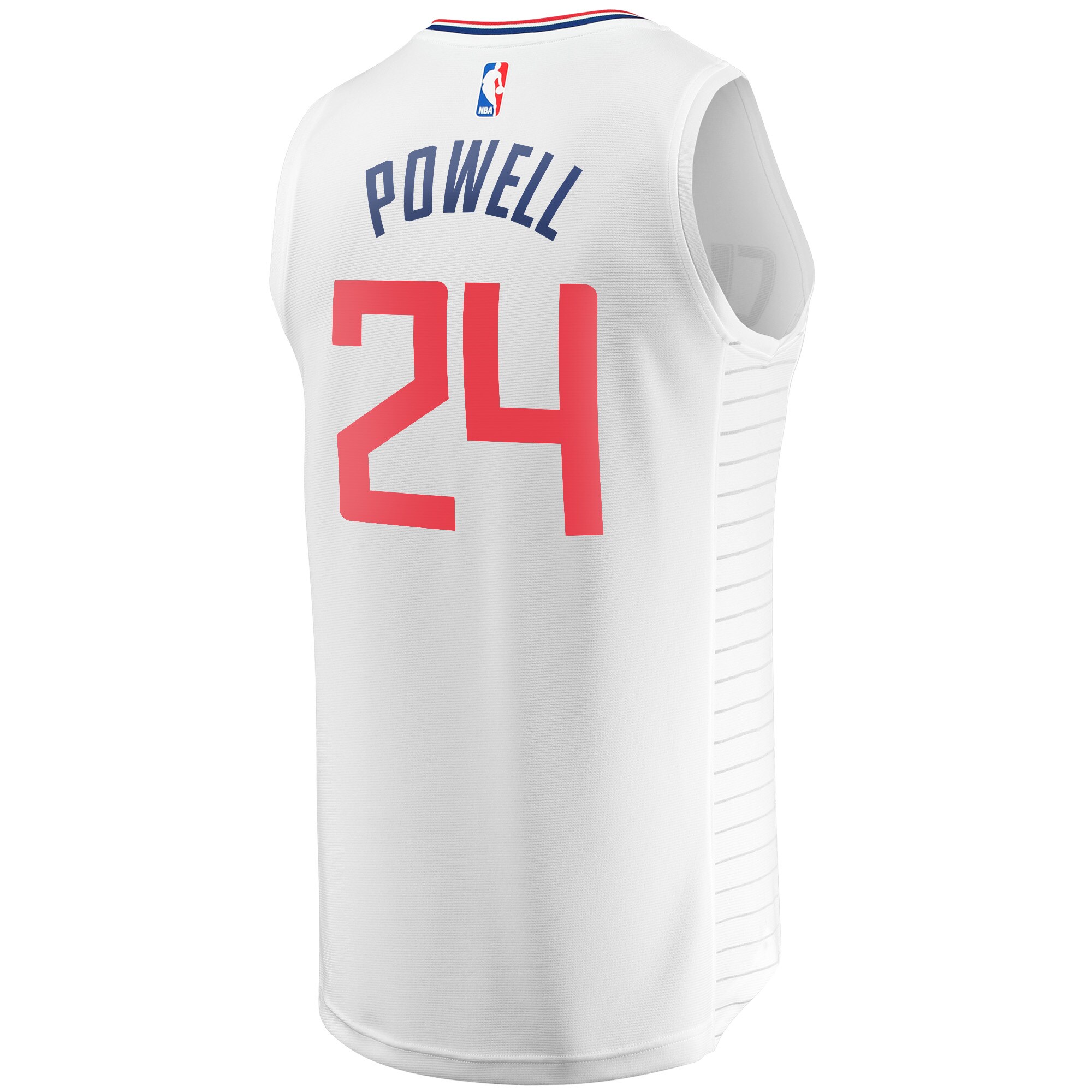 Norman Powell LA Clippers Fanatics Branded Fast Break Player Jersey - Association Edition - White - vstockx