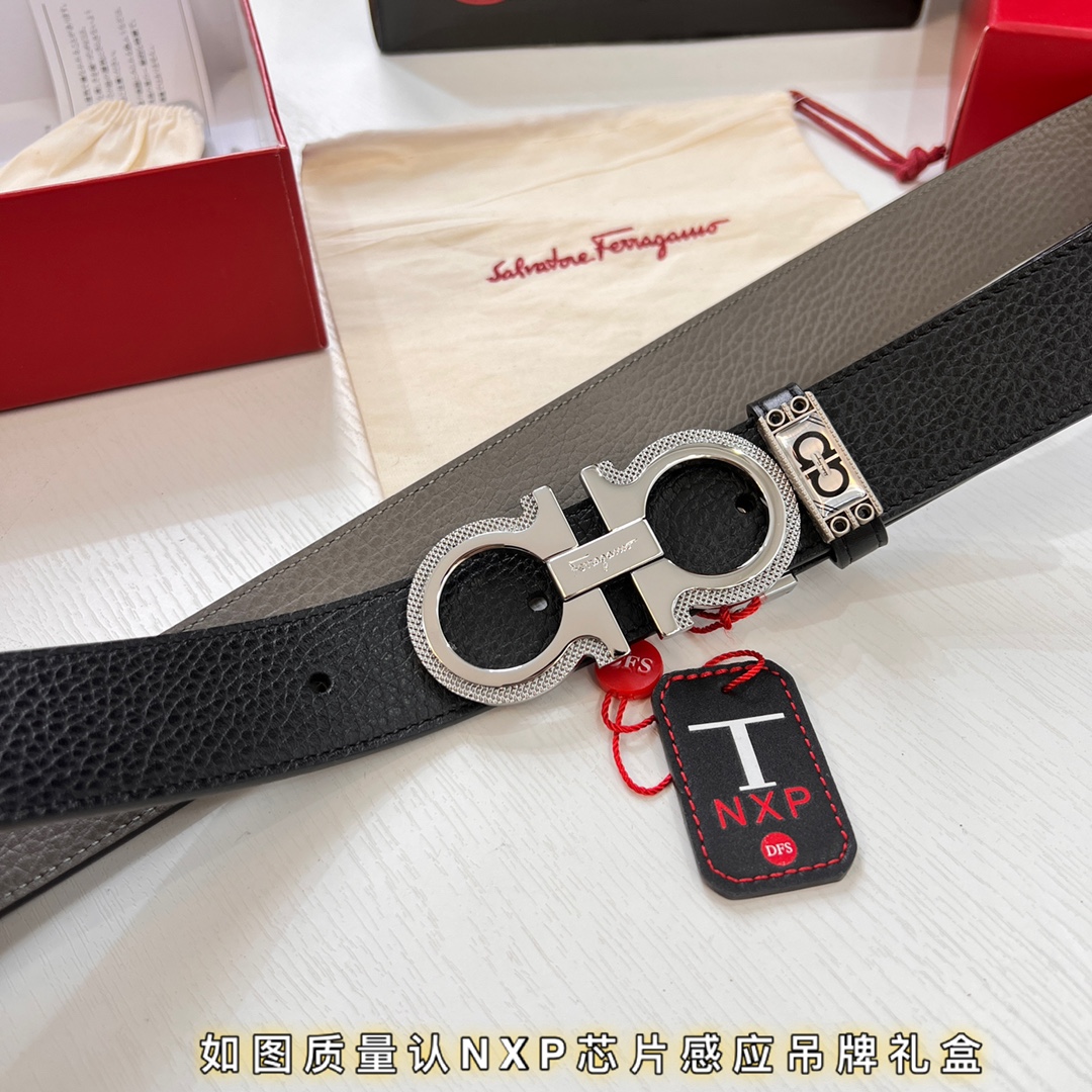 Streetwear Belt Ferragamo 320091 size:3.5cm - vstockx