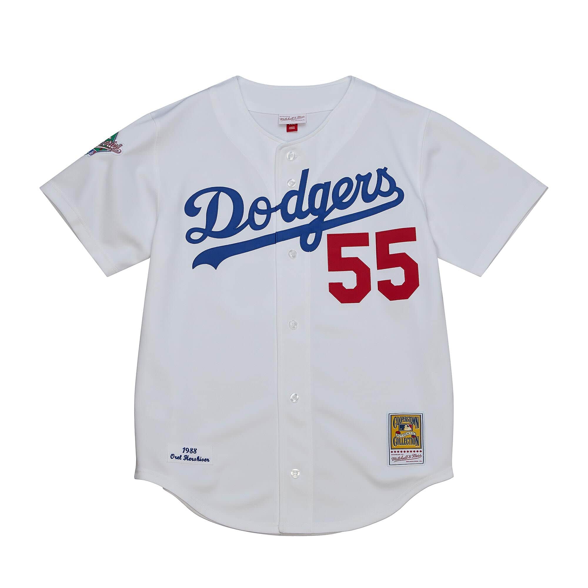 Authentic Orel Hershiser Los Angeles Dodgers Home 1988 Jersey - vstockx