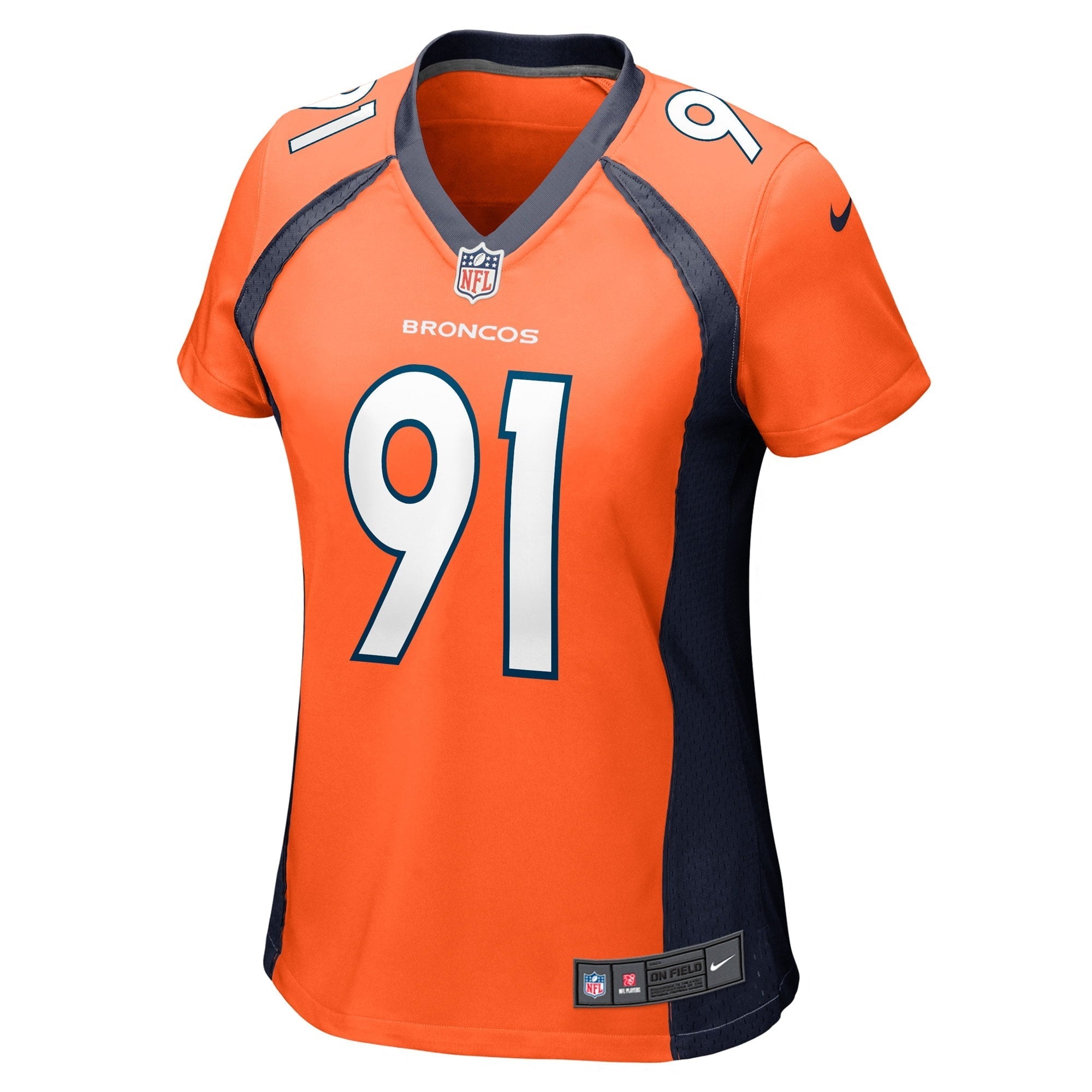 Women's Nike Matt Henningsen Orange Denver Broncos Game Player Jersey - vstockx