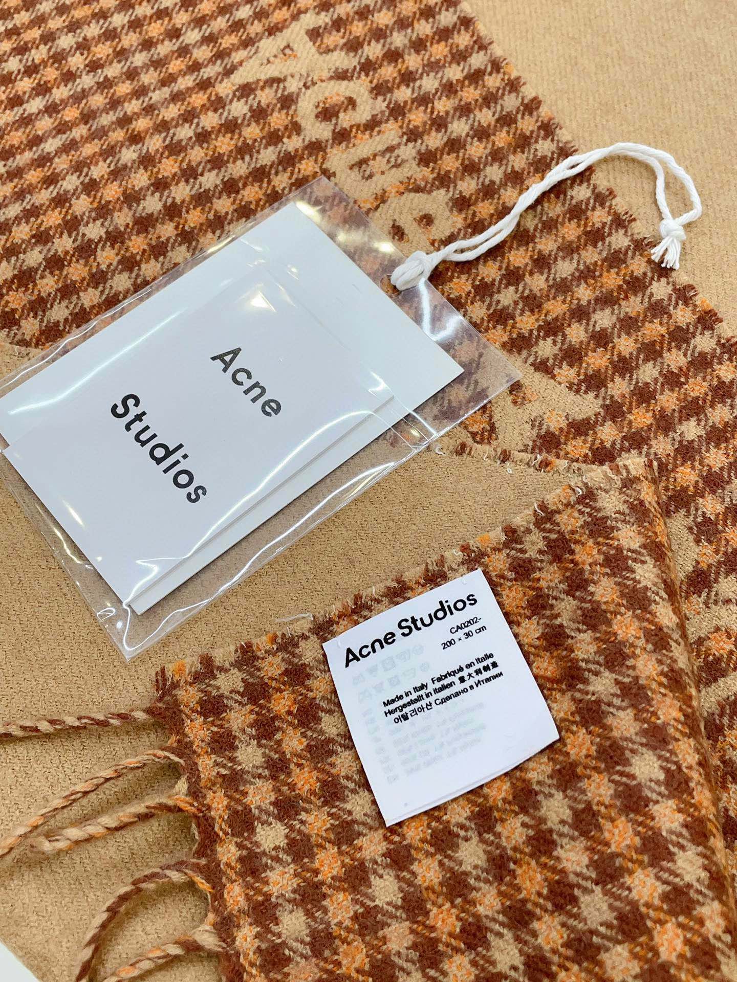 Streetwear Scarf Acne 328854 SIZE:200×30cm - vstockx