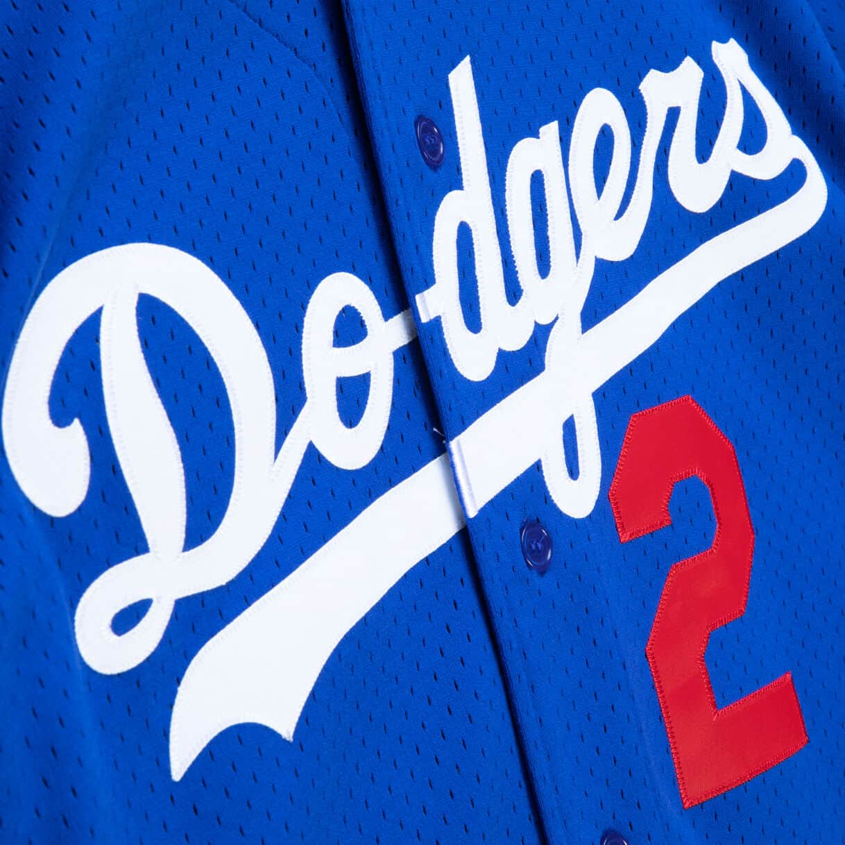 Authentic Tommy Lasorda Los Angeles Dodgers 1995 Button Front Jersey - vstockx