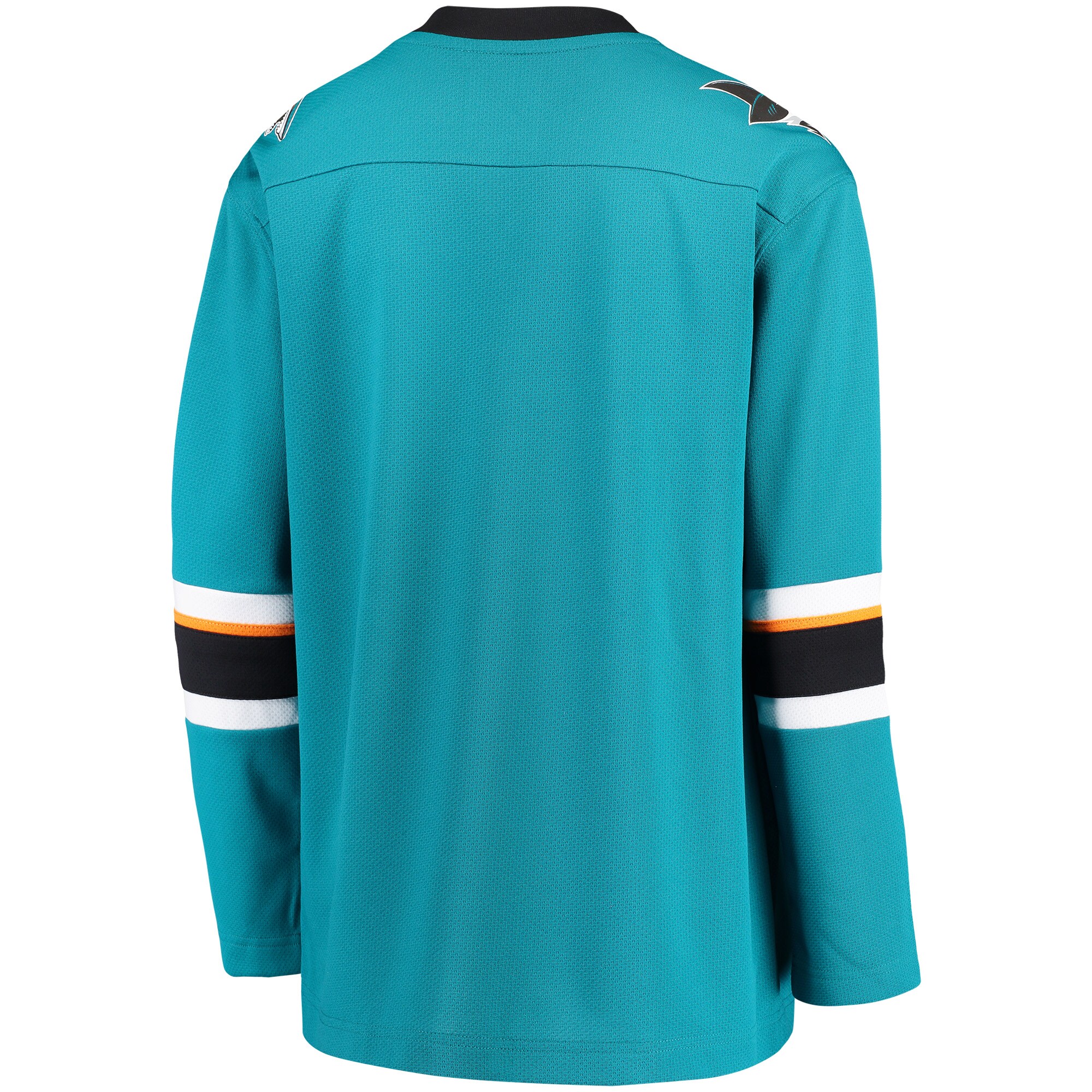 San Jose Sharks Fanatics Branded Youth Home Replica Blank Jersey - Teal - vstockx