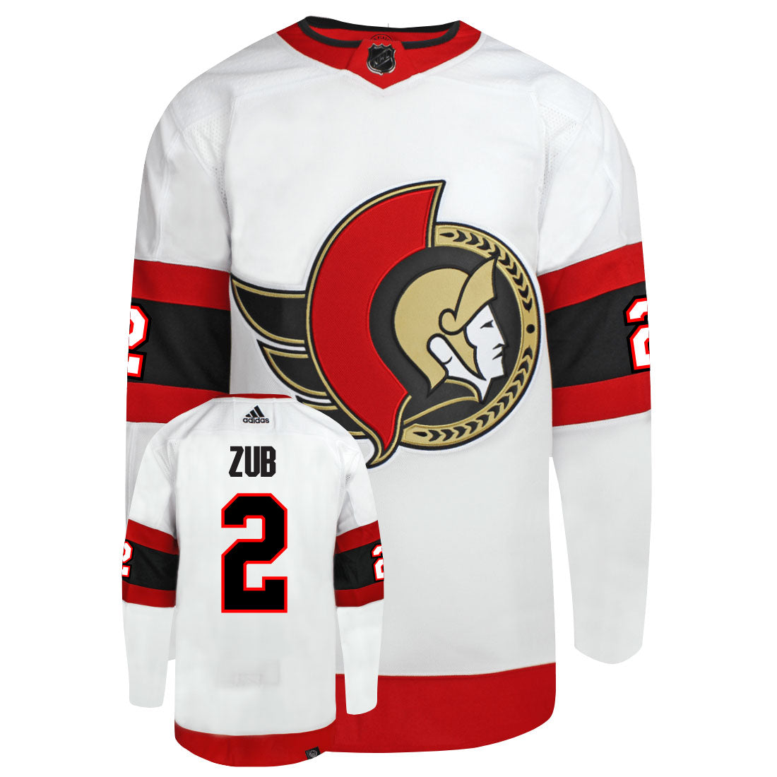 Artem Zub Ottawa Senators Adidas Primegreen Authentic NHL Hockey Jersey - vstockx