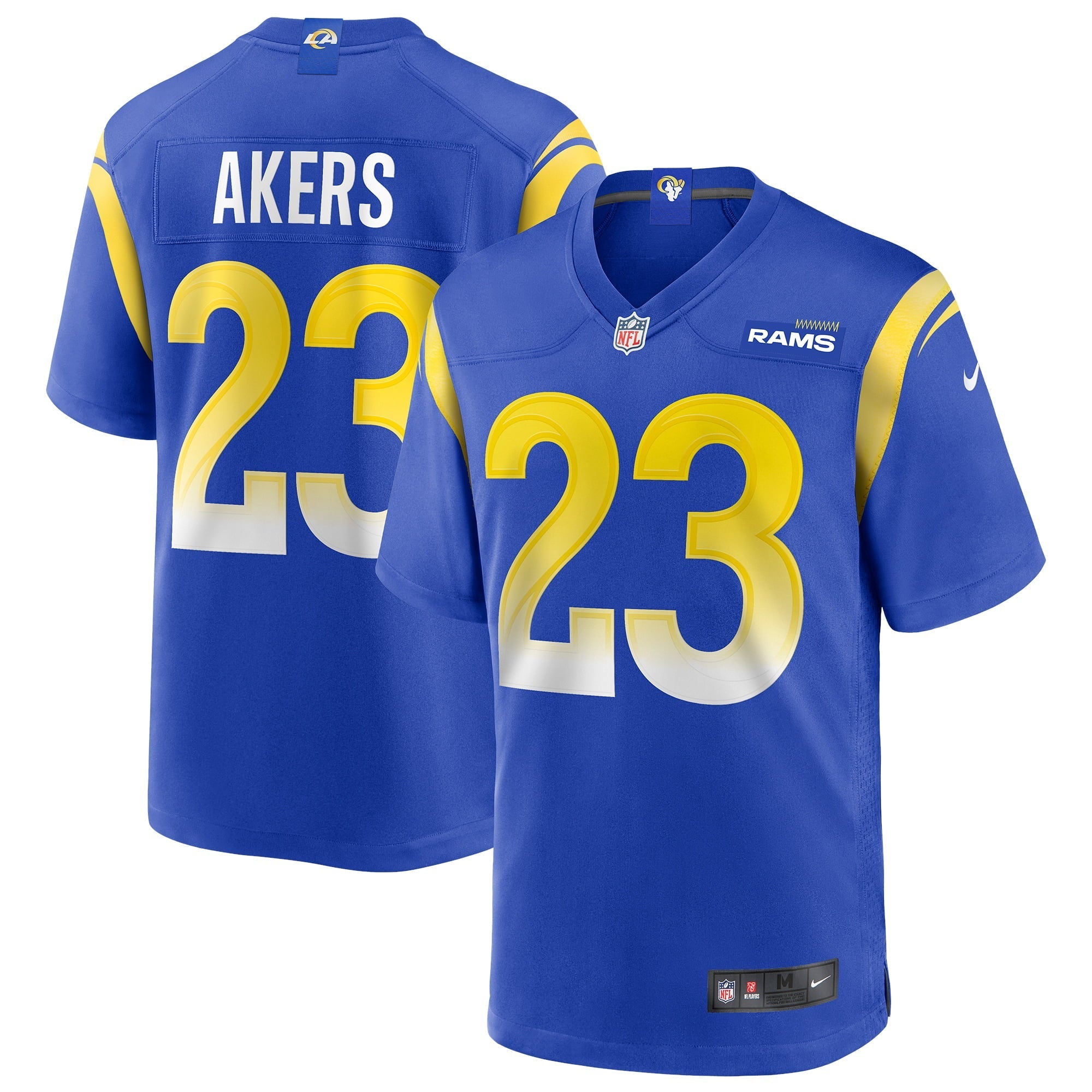 Men's Nike Cam Akers Royal Los Angeles Rams Game Player Jersey - vstockx